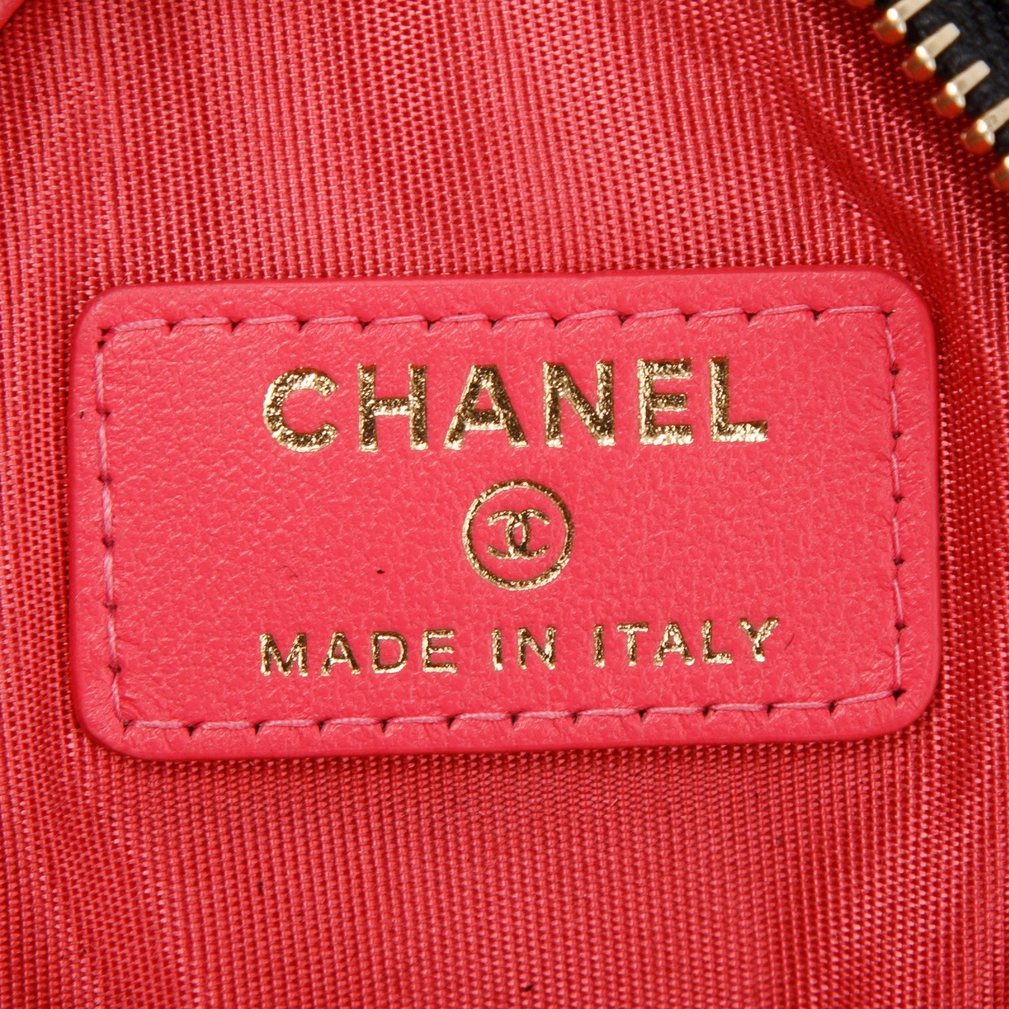 Chanel 2020 Quilted Caviar Leather CC Diamond Belt Bag w/ Box & Authenticity