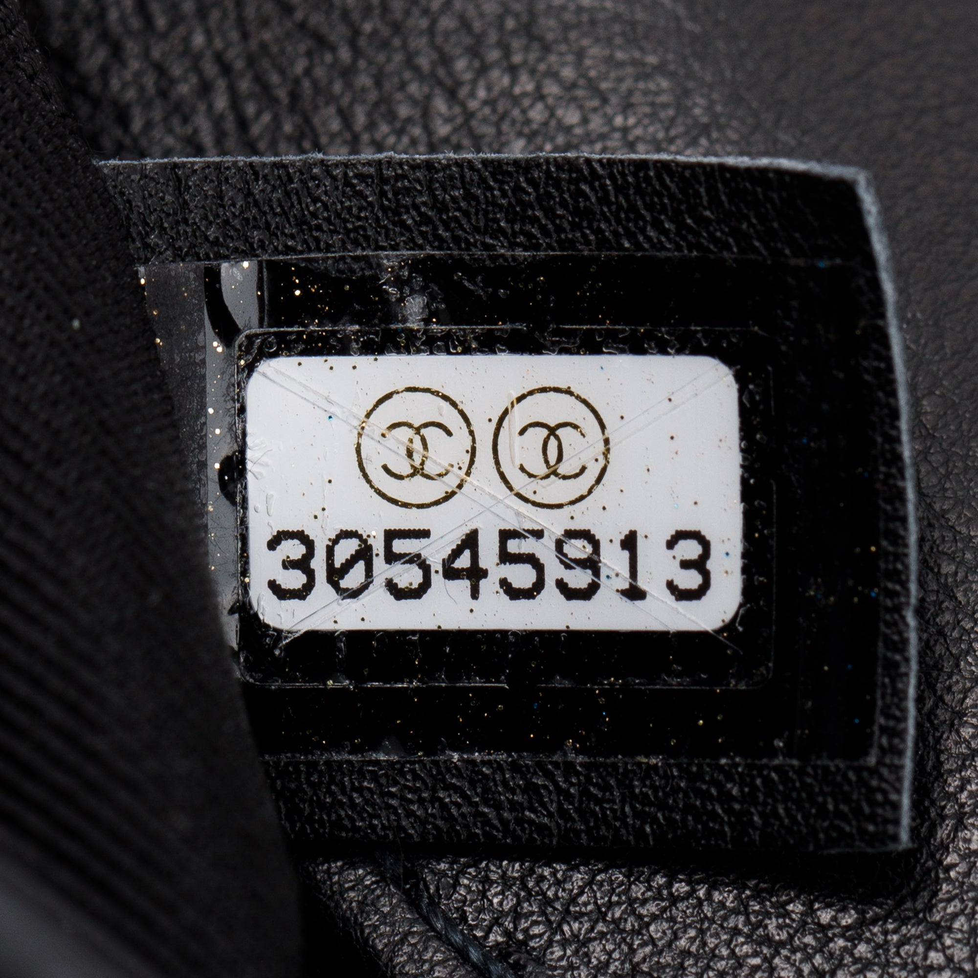 Chanel 2020 Small Black Lambskin Strap Into Flap Bag w/ Box & Authenticity Card