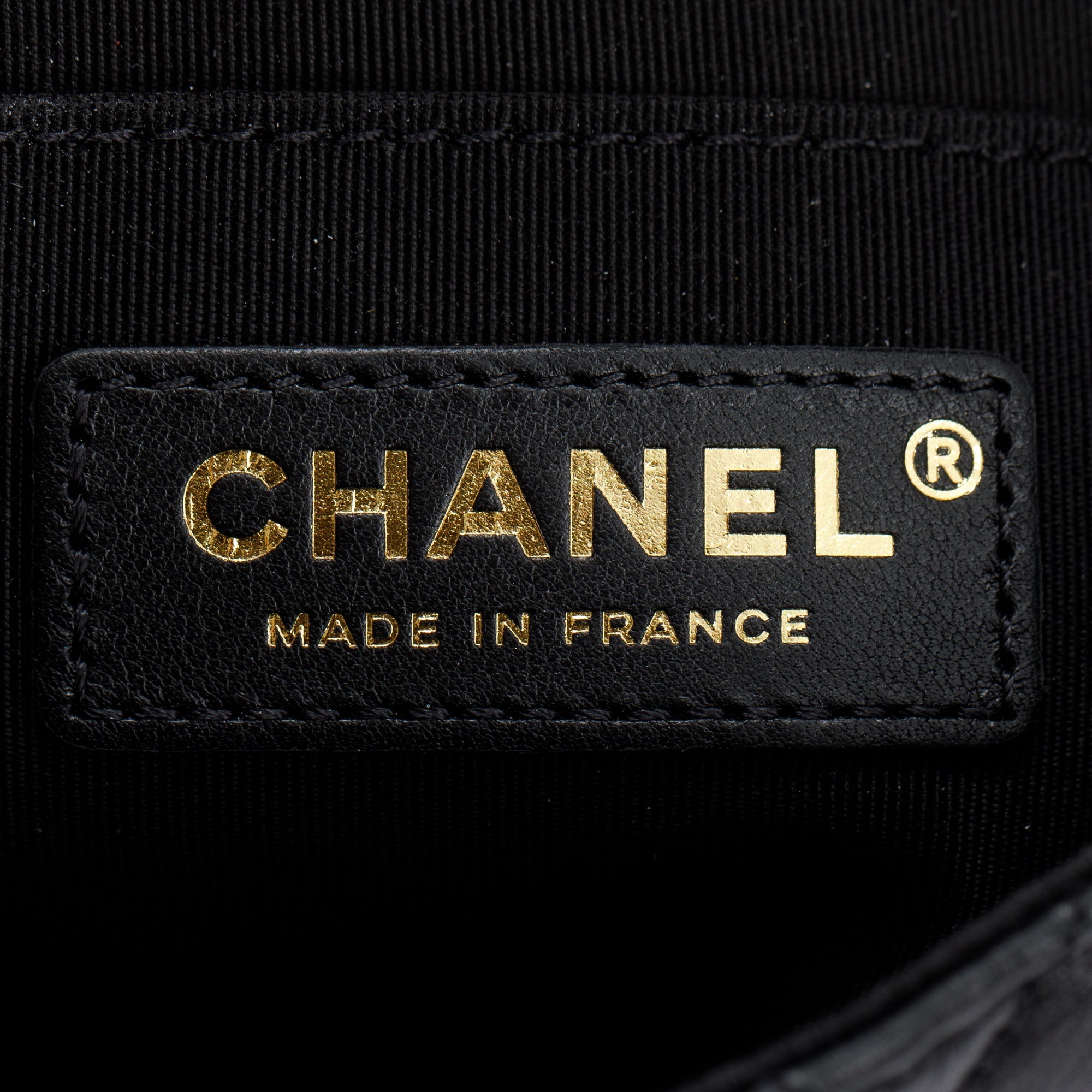 Chanel 2020 Small Black Lambskin Strap Into Flap Bag w/ Box & Authenticity Card