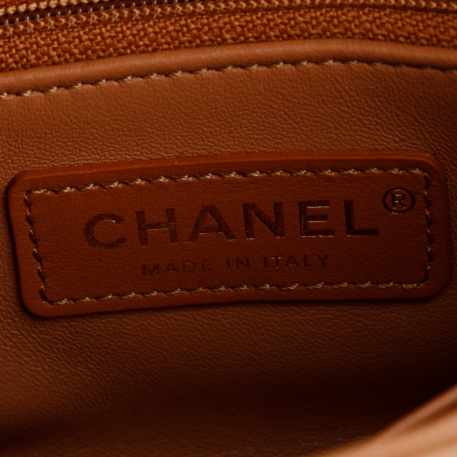 Chanel 2021 Beige Quilted Caviar Leather Mini Coco Top Handle Flap Bag w/ Box & Authenticity Card