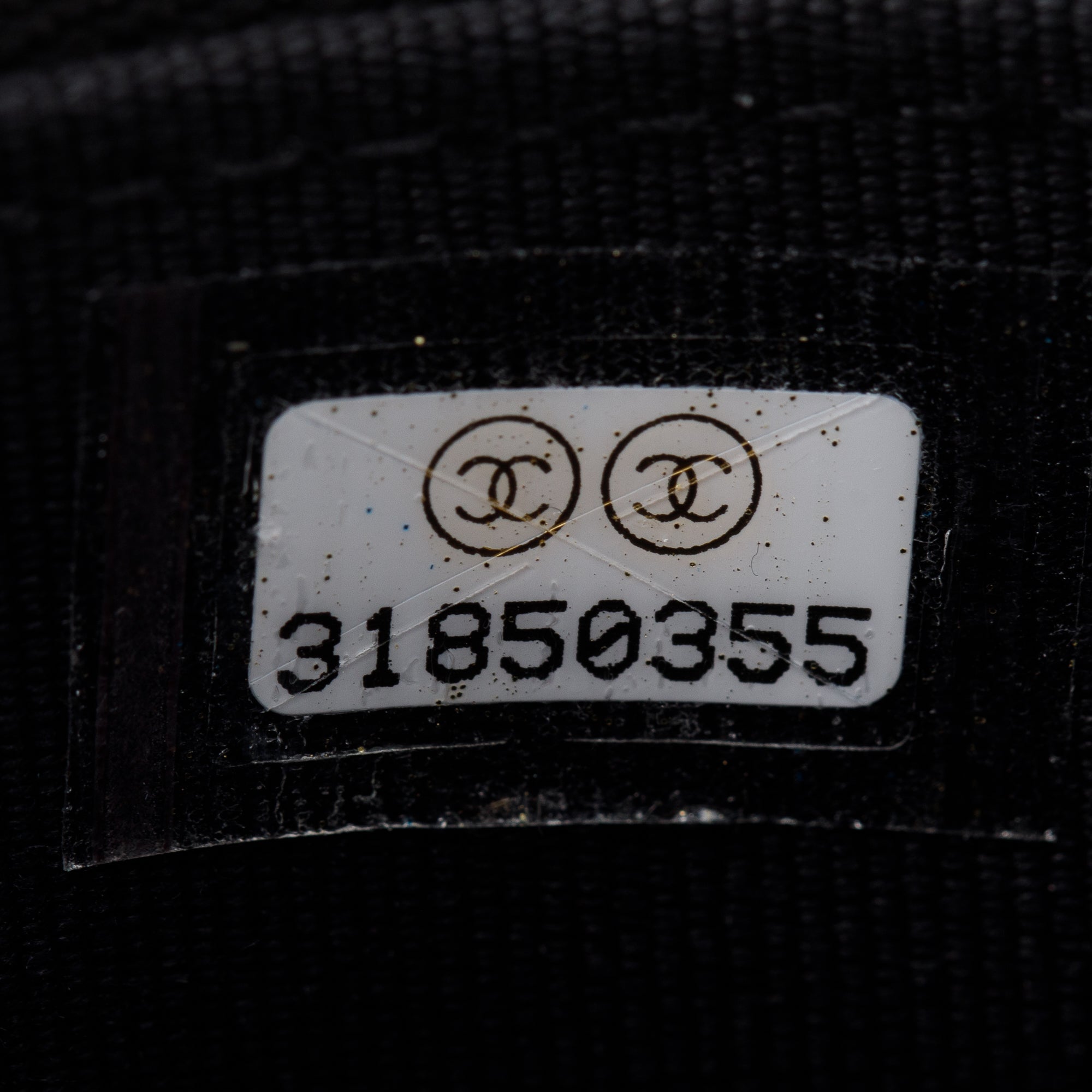 Chanel 2021 Black Lambskin Leather Mini Vanity Case w/ Box & Authenticity Card