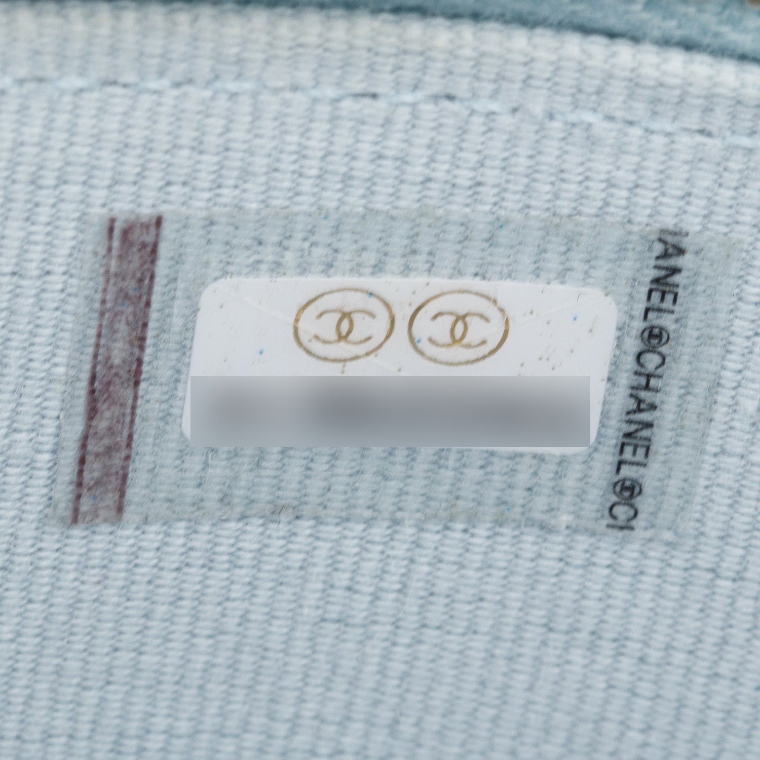 Chanel 2021 Blue Lambskin Leather Small Top Handle Vanity Case w/ Box