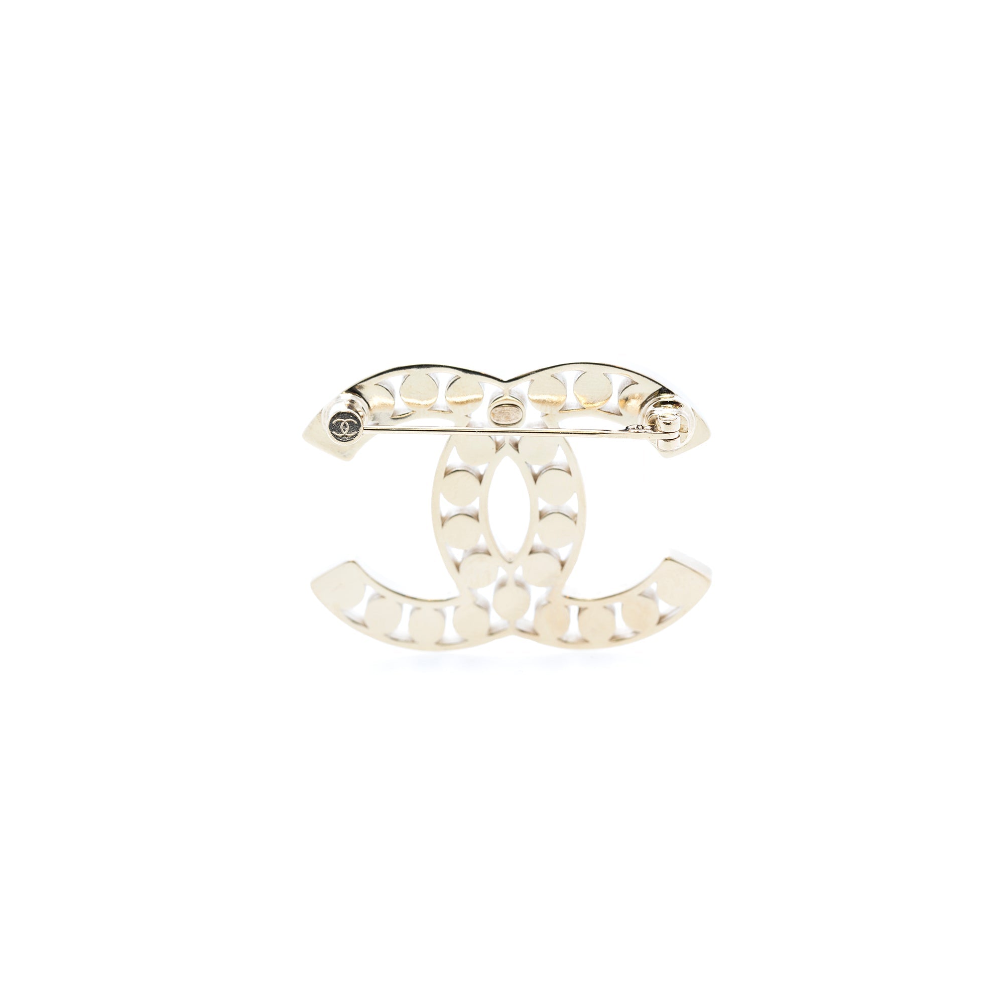 Chanel 2021 Strass CC Brooch w/ Box