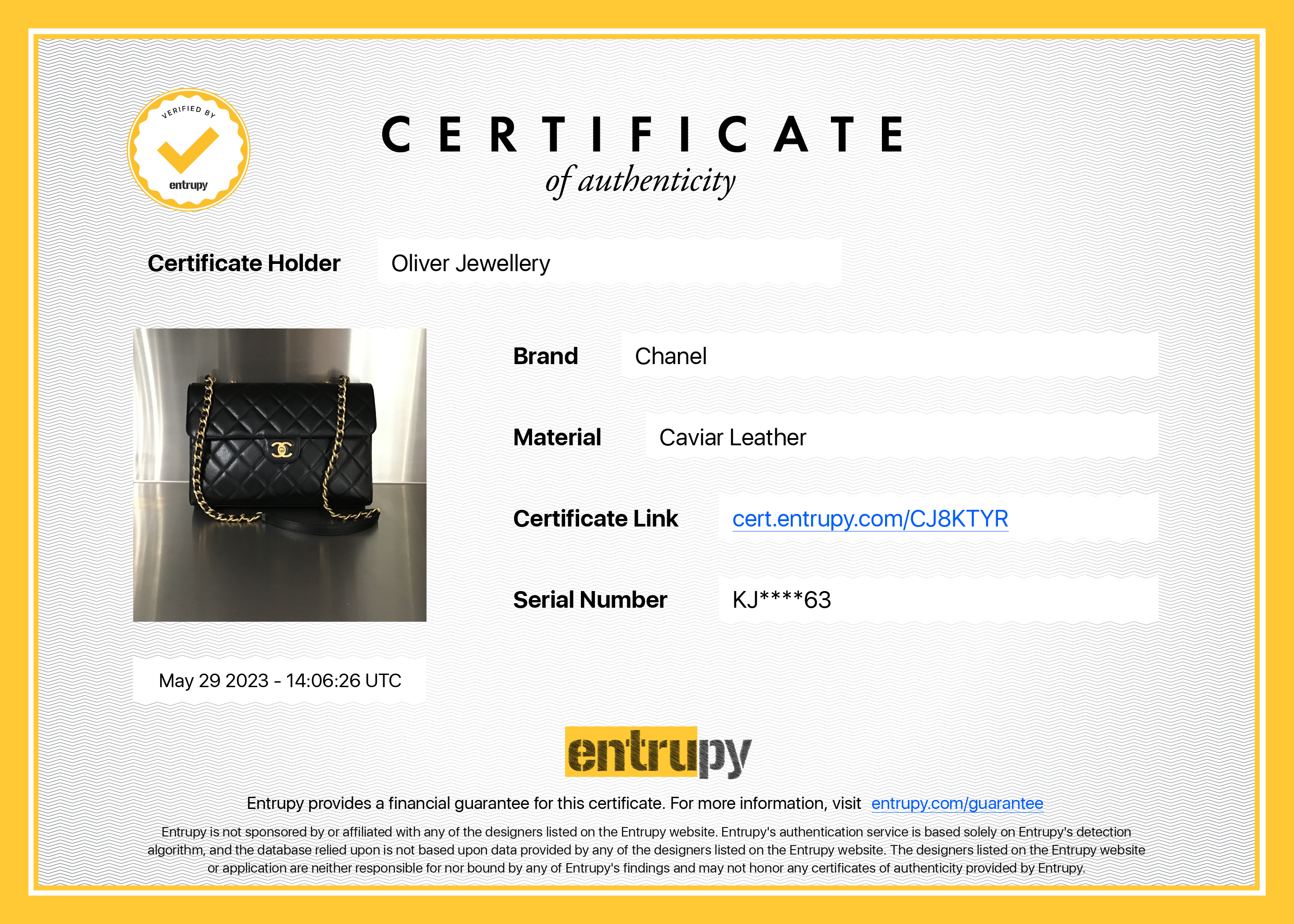 Chanel 2022 Black Caviar Large CC Flap Briefcase