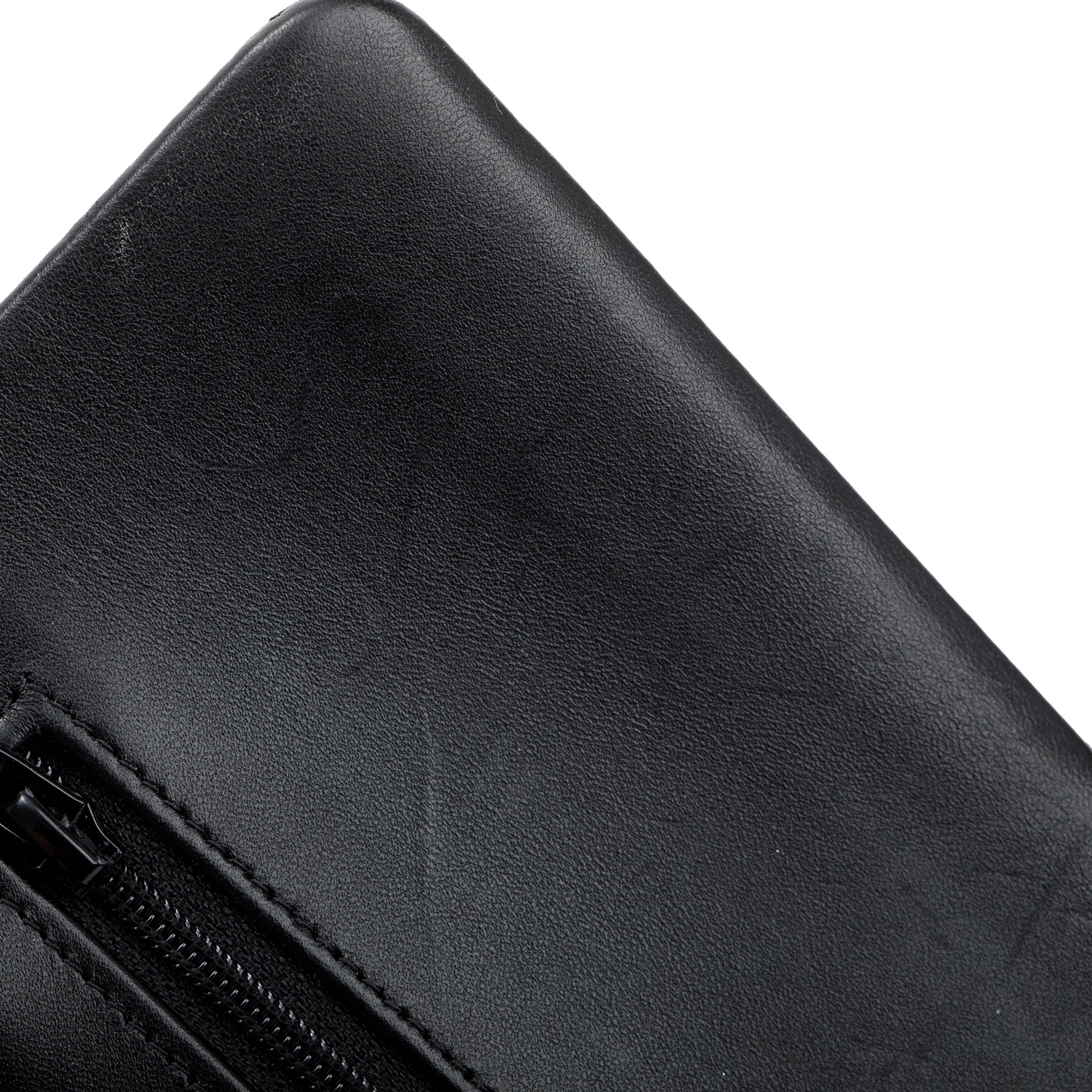 Chanel 2022 Black Lambskin Leather Classic Medium Double Flap Bag w/ Box