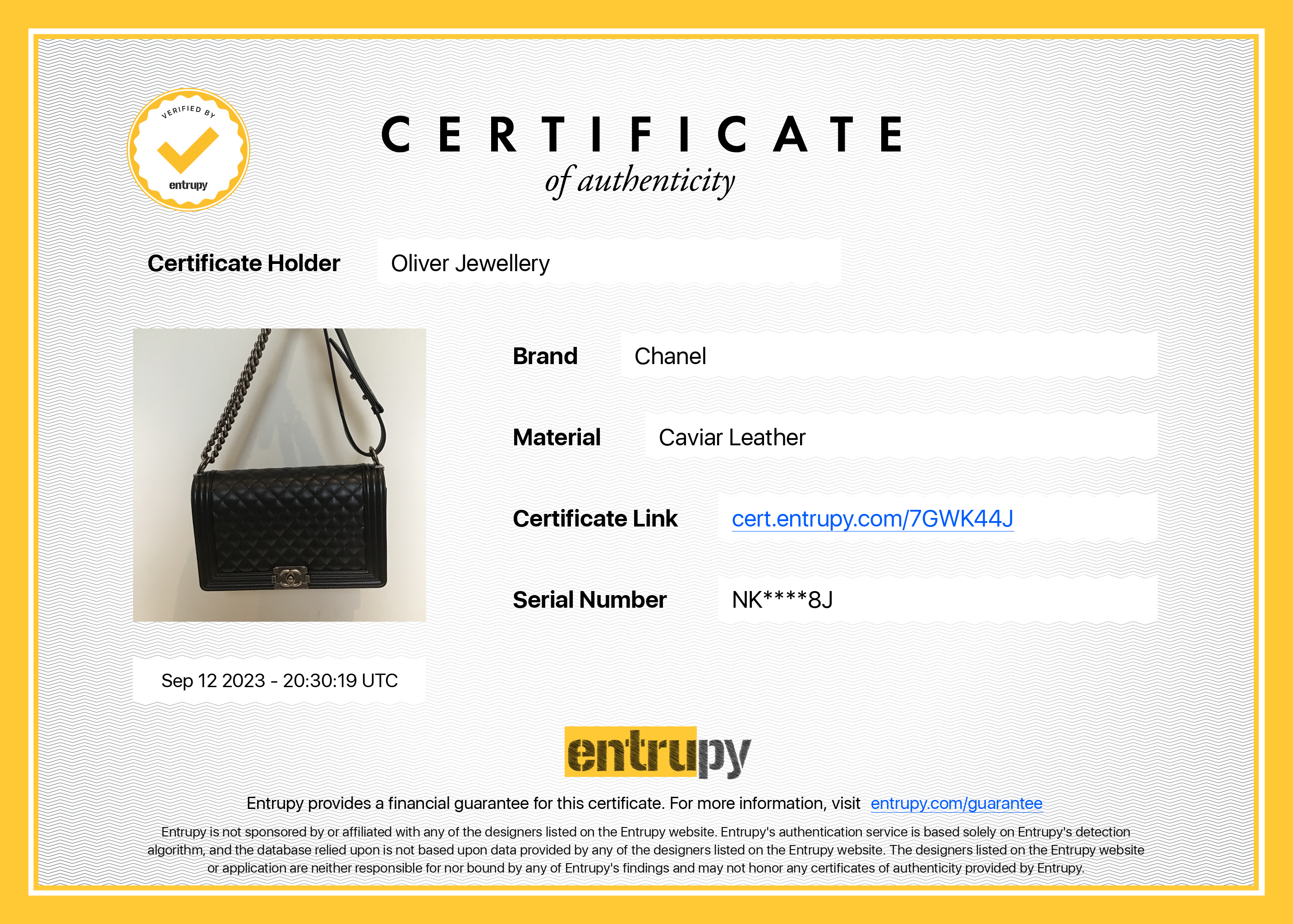 Chanel 2022 Black Quilted Caviar Large Boy Bag