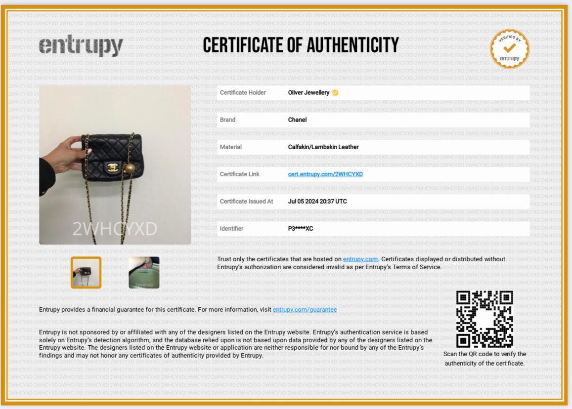 Chanel 2022 Black Quilted Lambskin Pearl Crush Square Mini Flap Bag