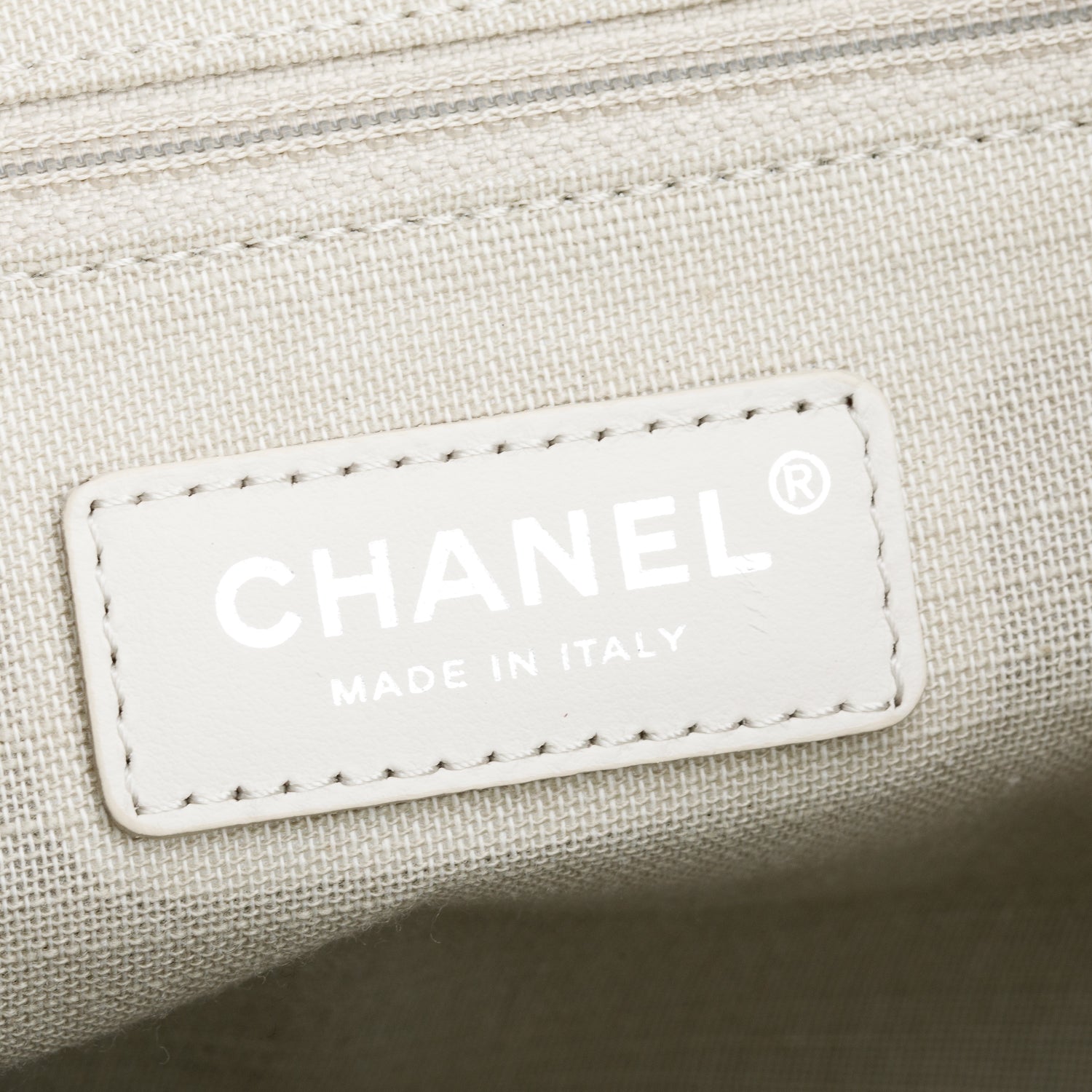 Chanel 2022 Blue Mixed Fibers Small Deauville Tote w/ Pouch & Box