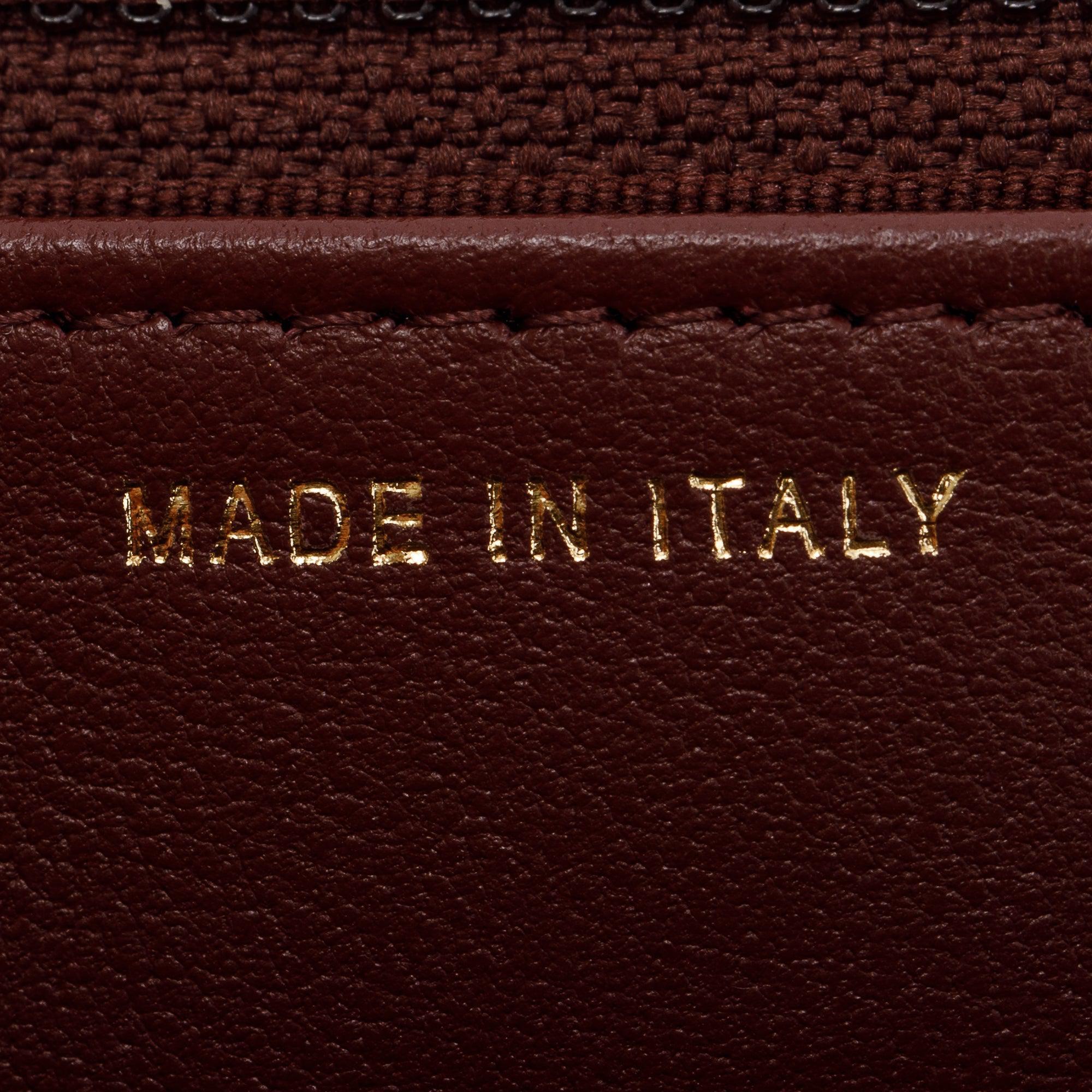 Chanel 2022 Burgundy Lambskin Leather Trendy Wallet on Chain w/ Box & Receipt