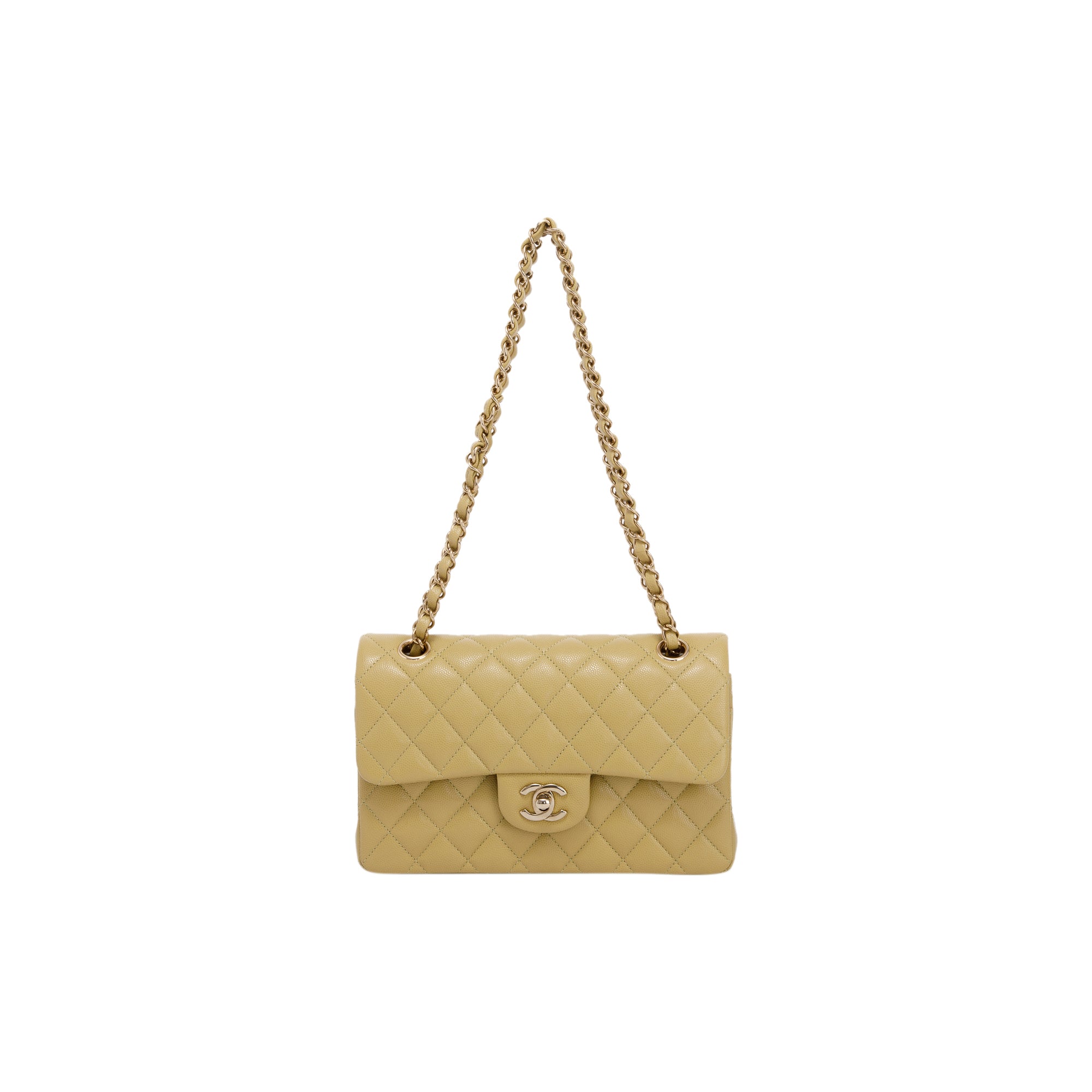 Chanel 2022 Caviar Small Classic Double Flap Bag