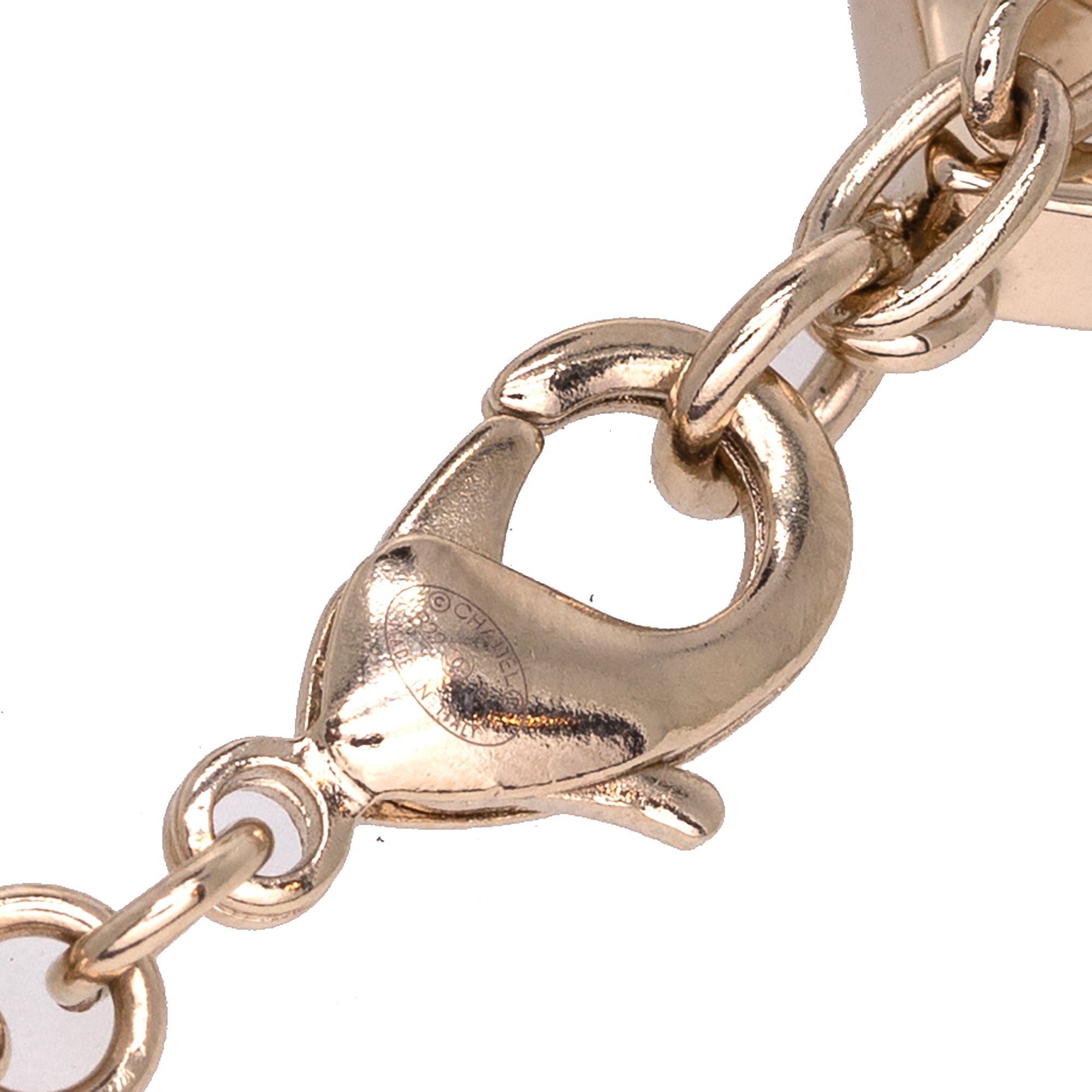 Chanel 2022 Heart CC Link Bracelet w/ Box