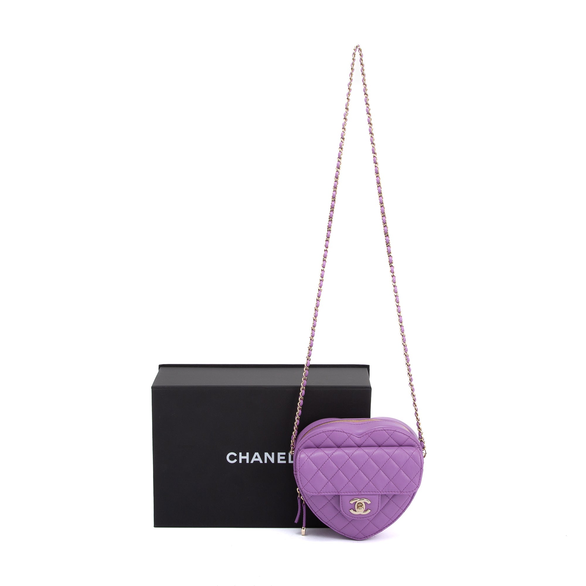 Chanel 2022 Large CC In Love Heart Bag w/ Box
