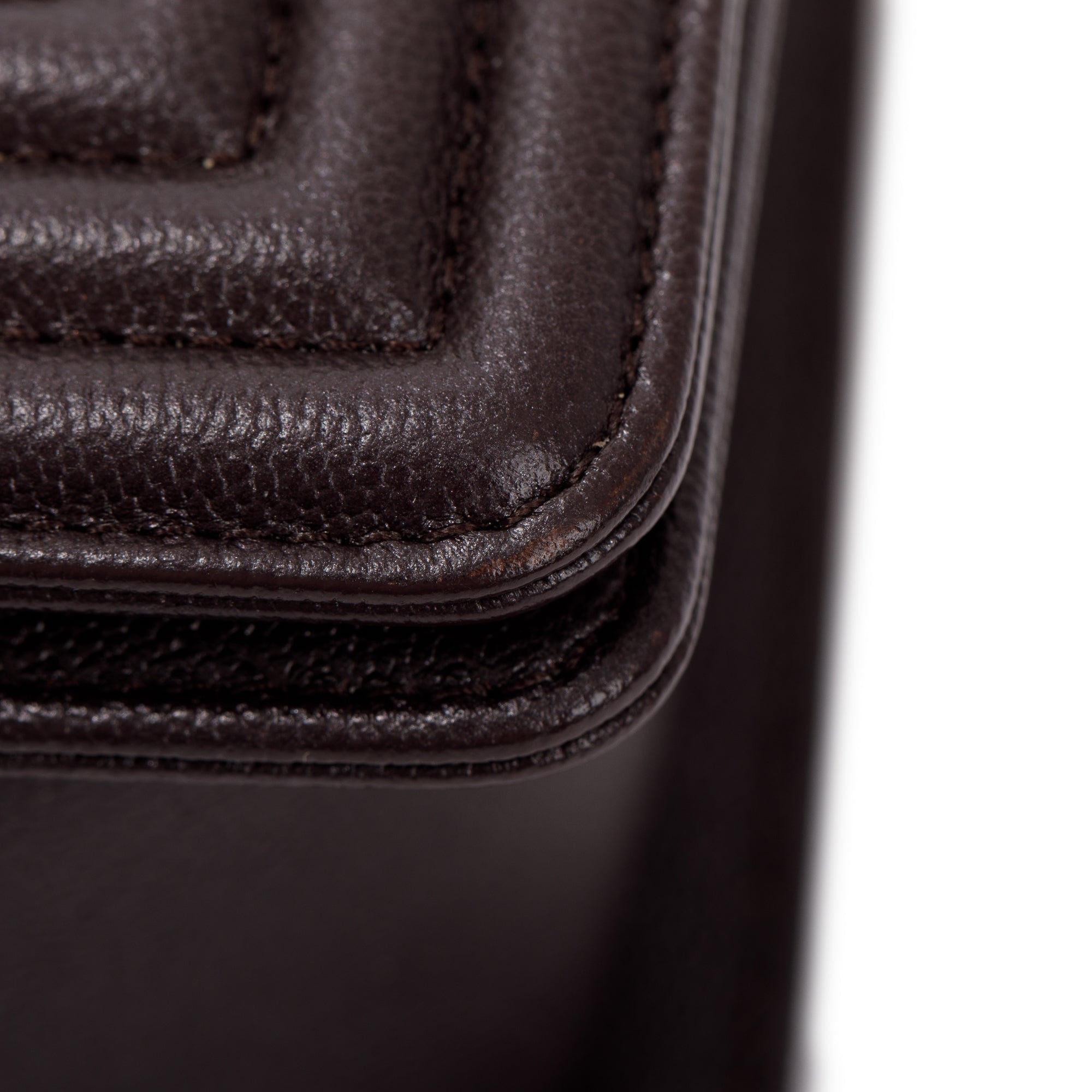 Chanel 2022 Marron Caviar Leather Small Boy Bag w/ Box & Receipt