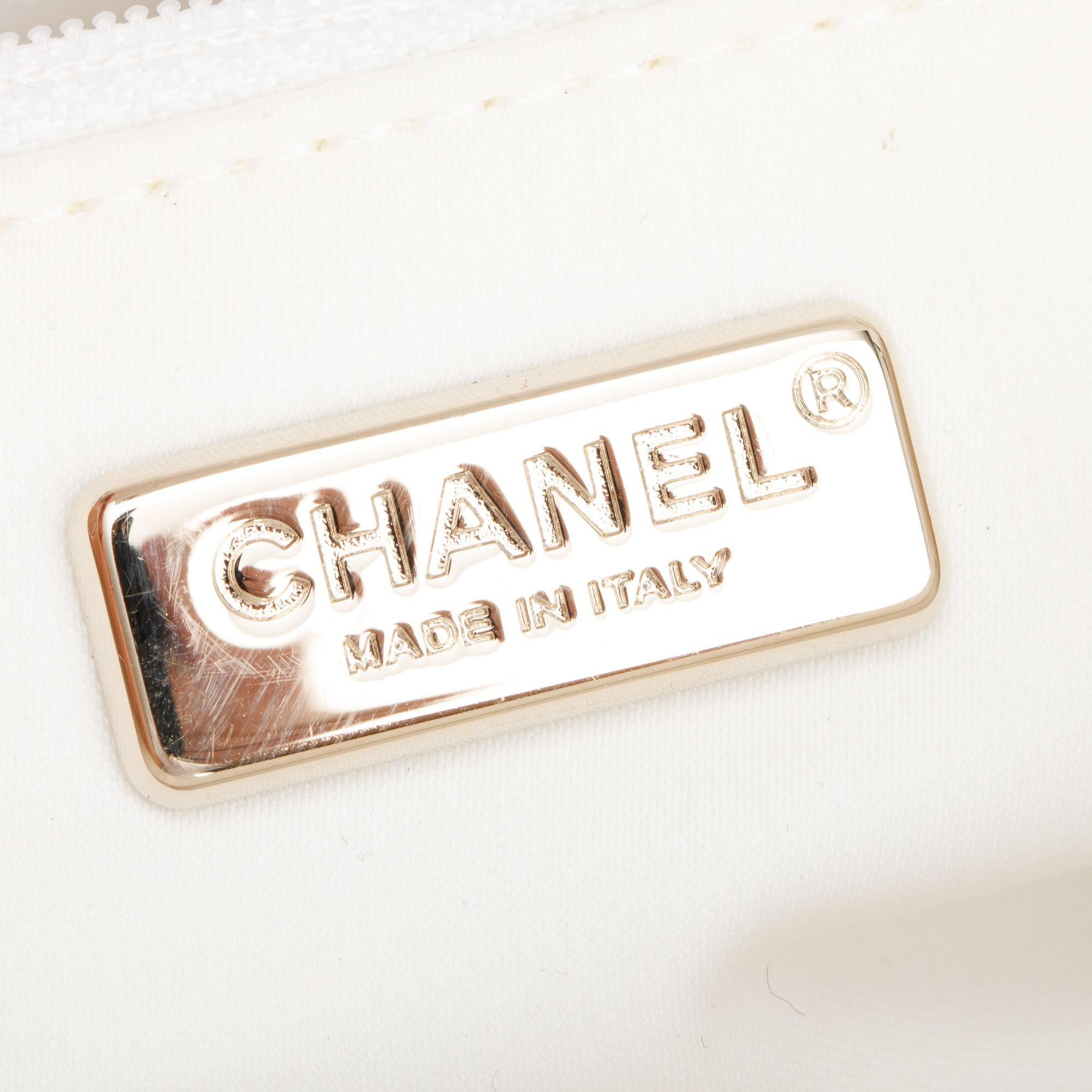 Chanel 2022 Multicolor Sequin Coco Logo Mini Flap Bag