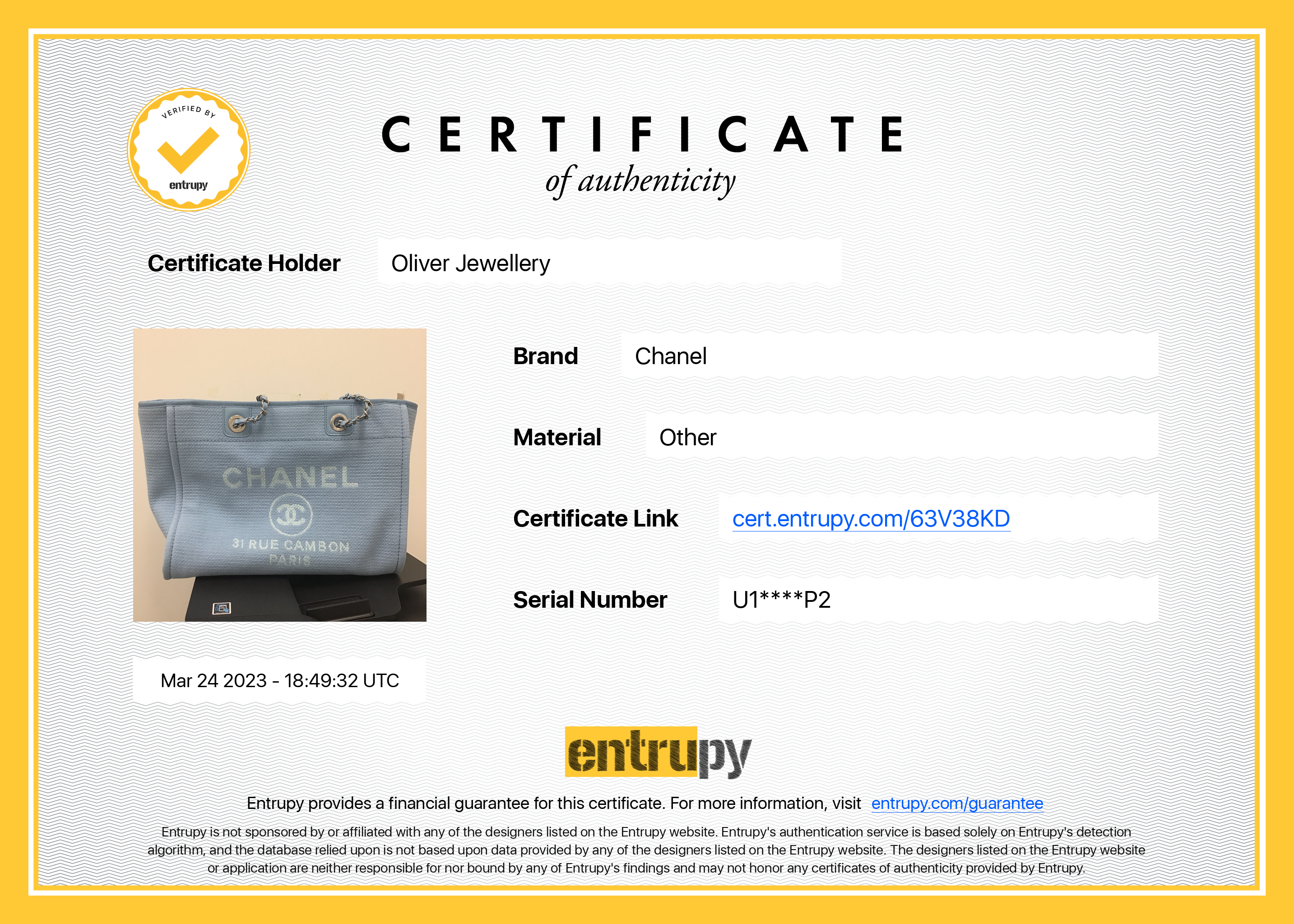 Chanel 2022 Small Deauville Tote w/ Pouch