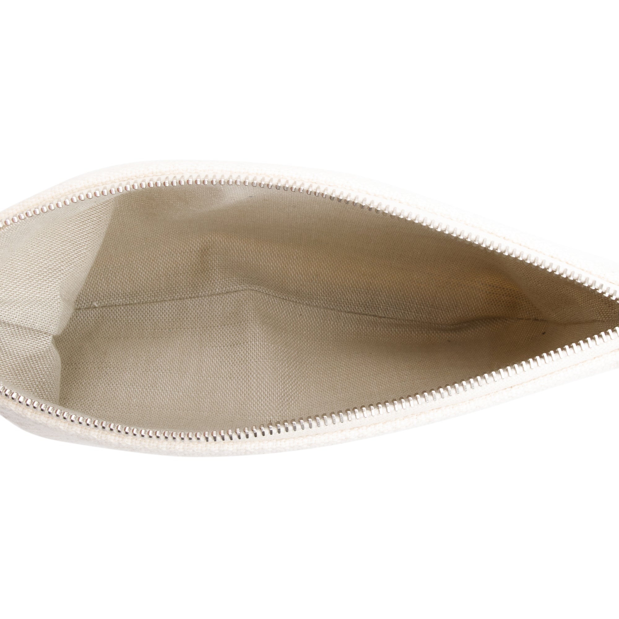 Chanel 2023 Beige Canvas Small Deauville Tote w/ Pouch, Receipt & Box