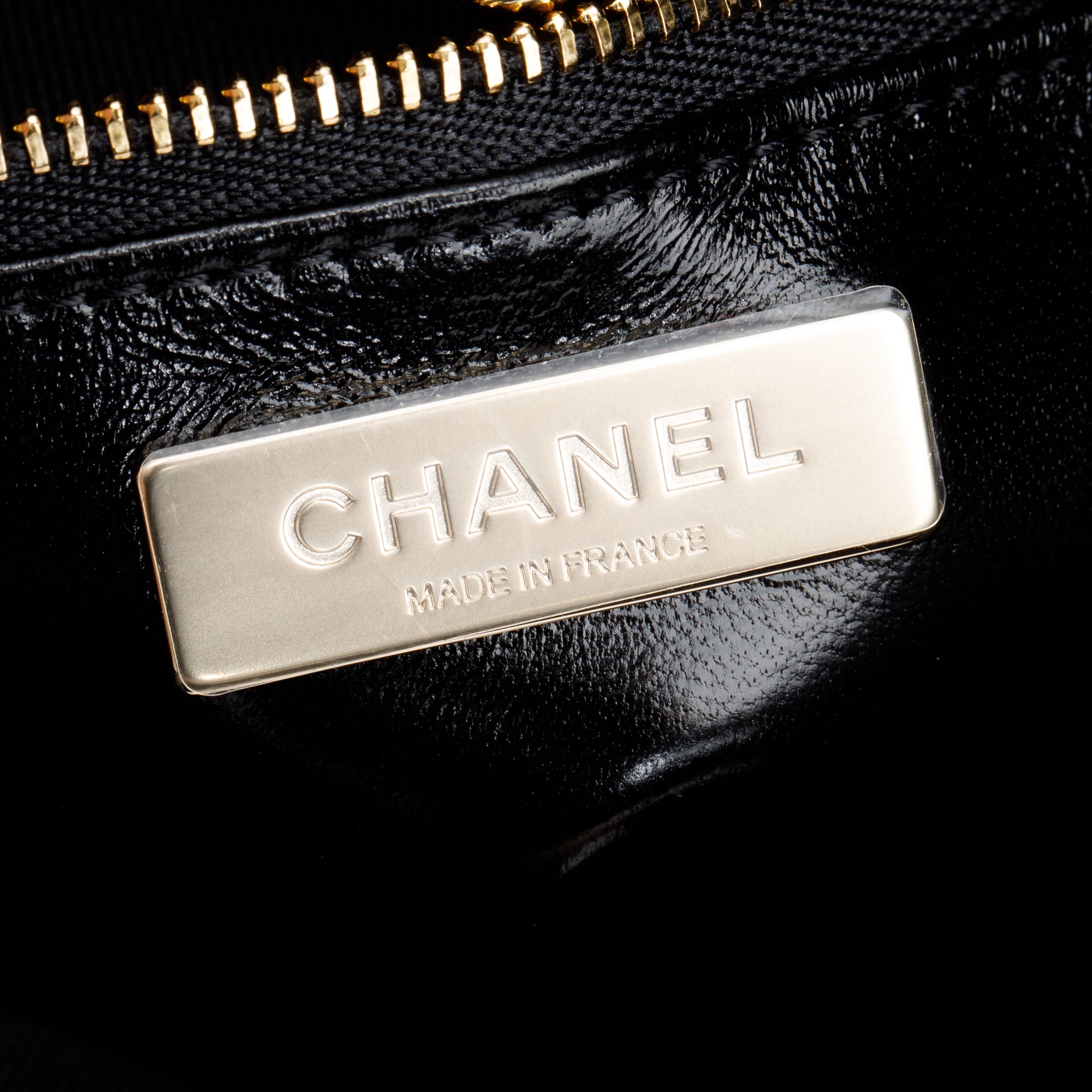 Chanel 2023 Black Calfskin Leather Mini 31 Shopping Tote