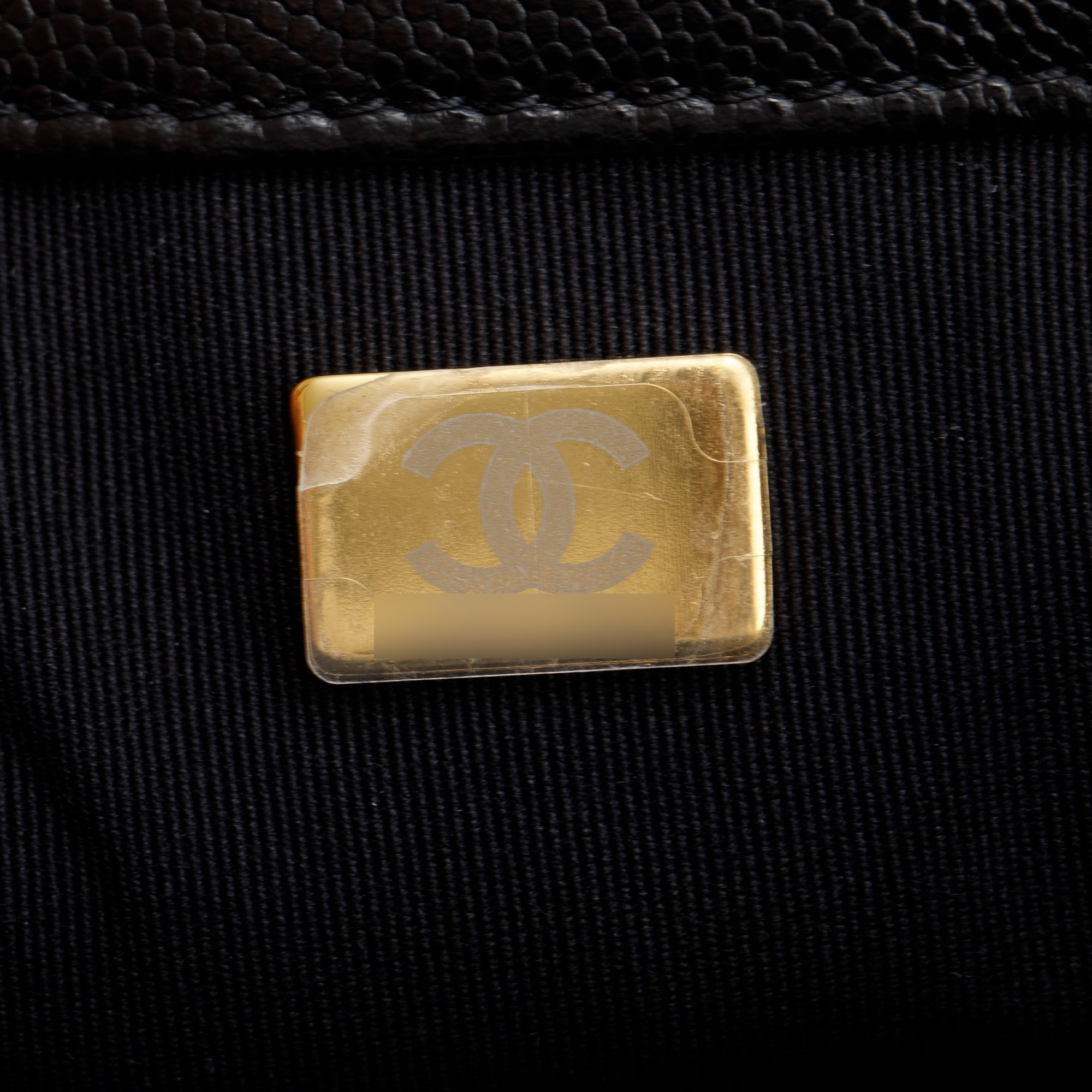 Chanel 2023 Black Caviar Quilted Leather Mini CC You Flap Bag