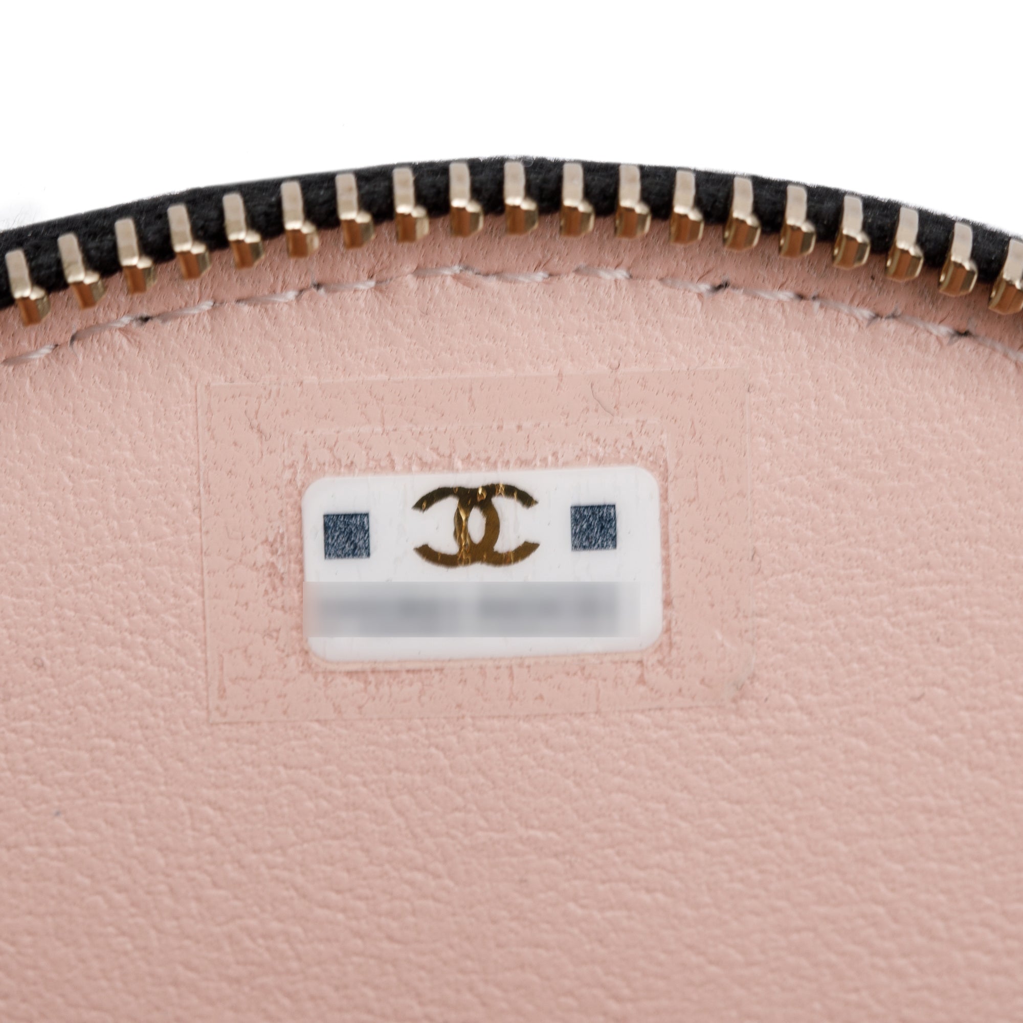 Chanel 2023 Black Lambskin Leather Handle with Care Round Vanity Case