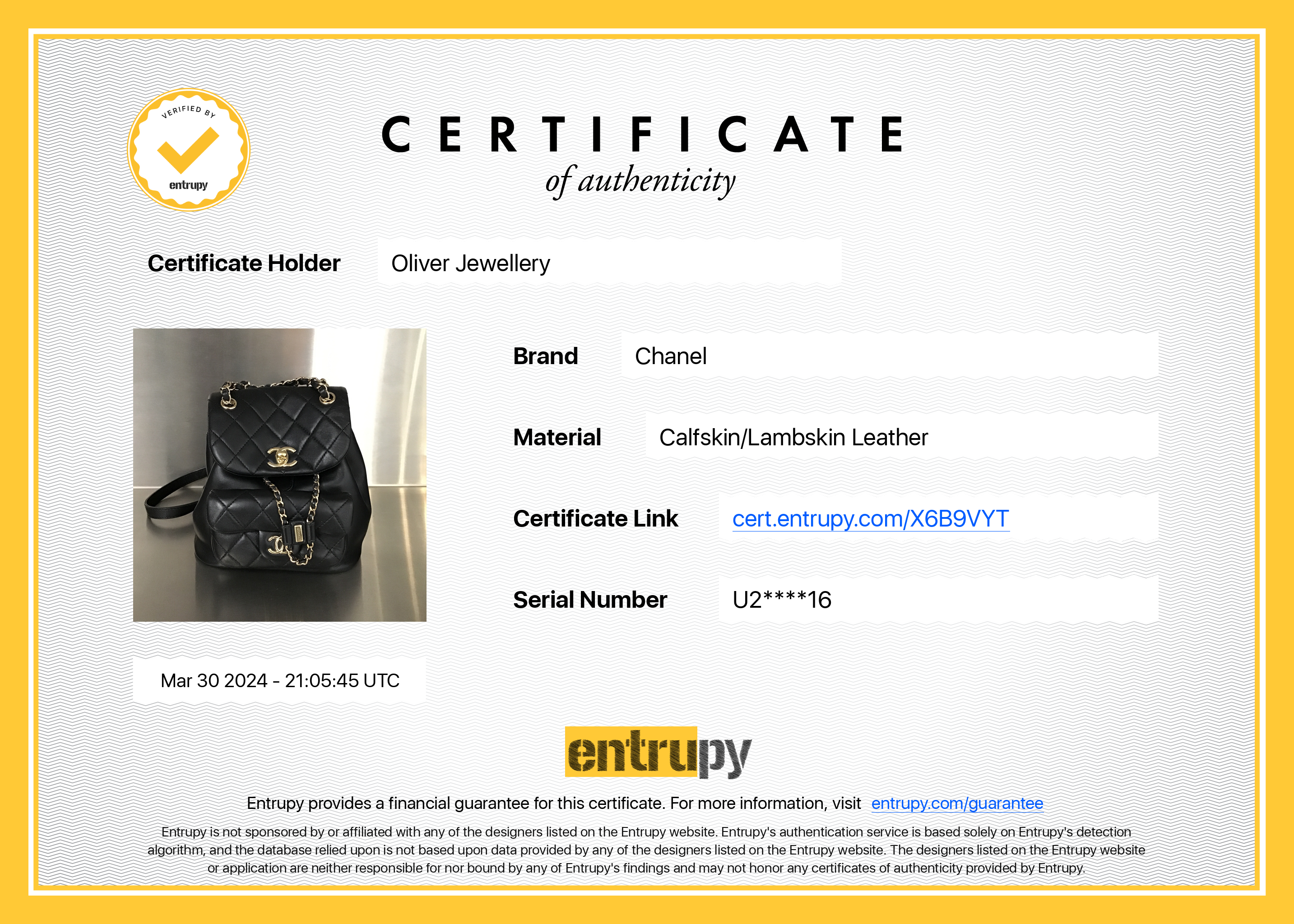 Chanel 2023 Black Quilted Small Duma Drawstring Backpack