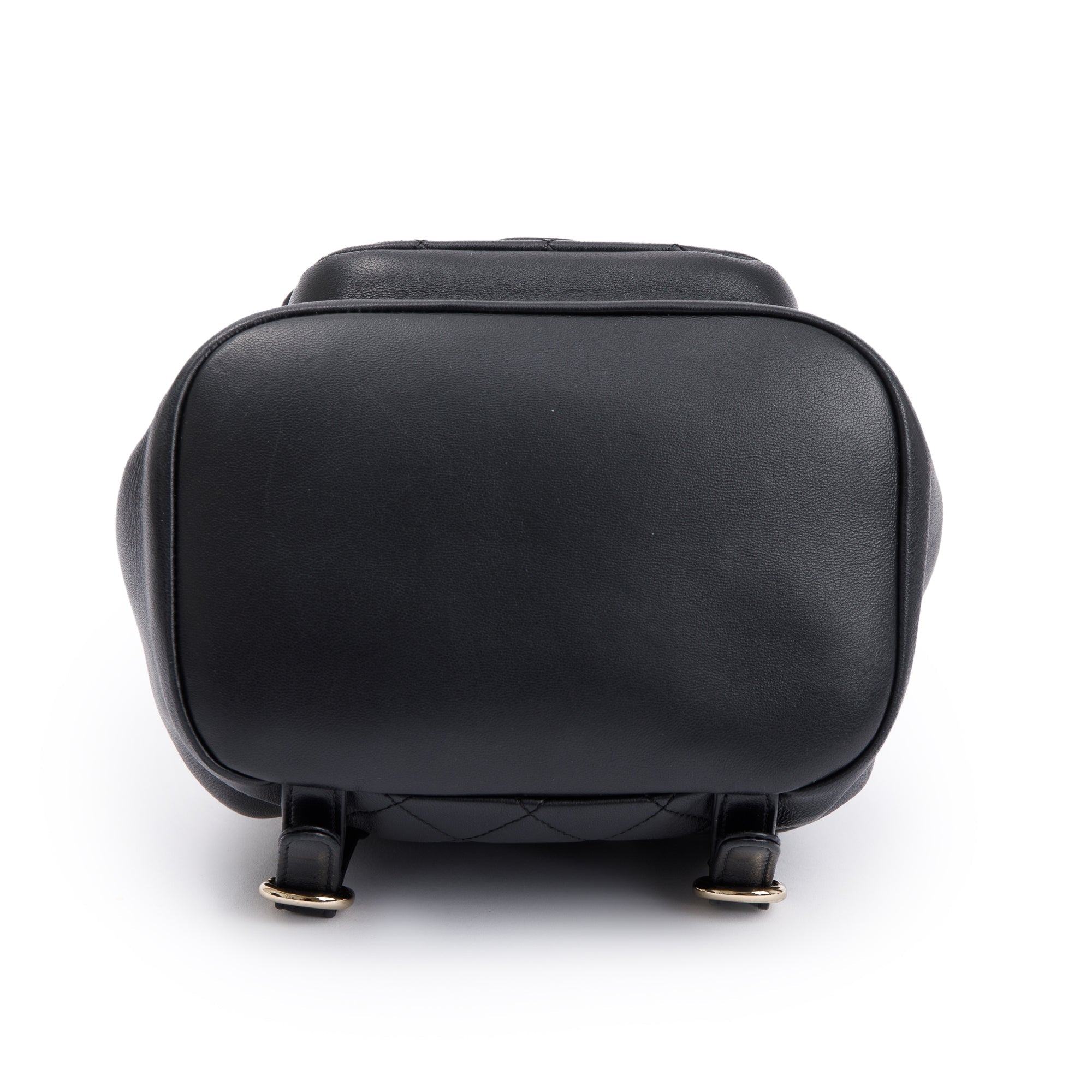 Chanel 2023 Black Quilted Small Duma Drawstring Backpack