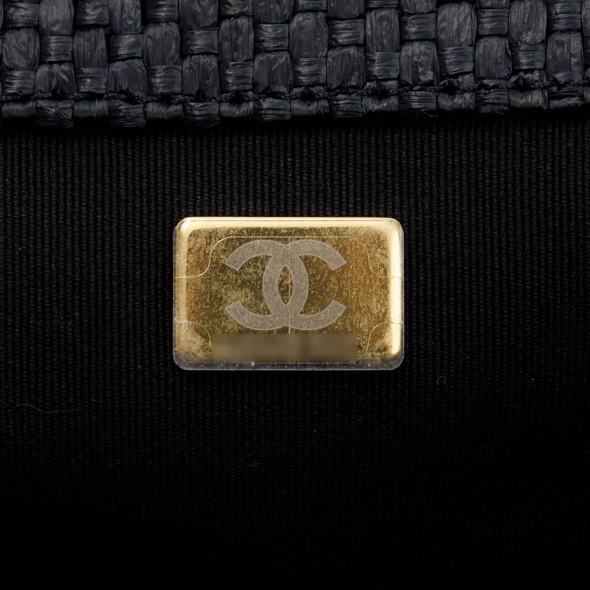 Chanel 2023 Black Raffia Calfskin Coco Maxi Beach Shopping Tote w/ Pouch