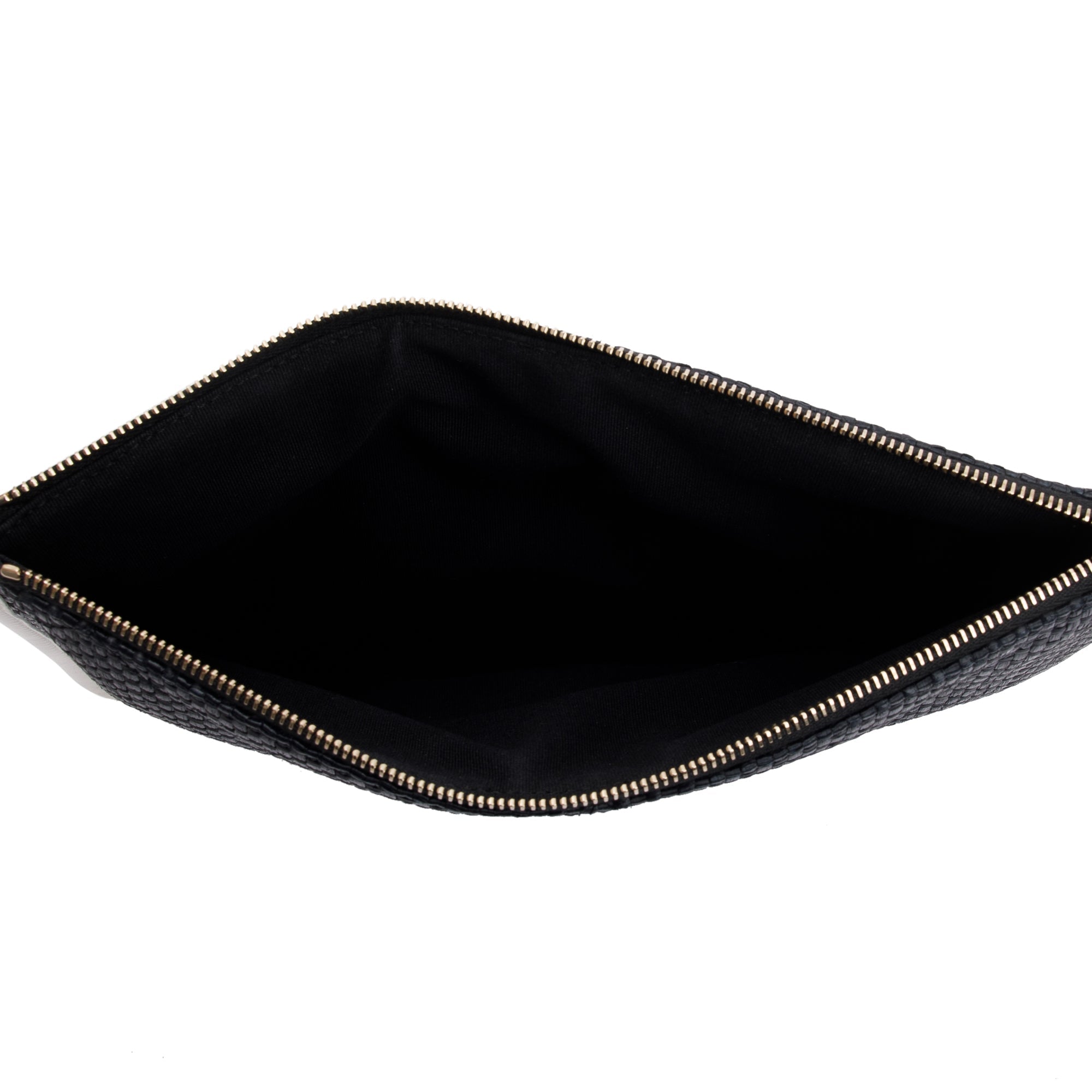 Chanel 2023 Black Raffia Calfskin Coco Maxi Beach Shopping Tote w/ Pouch