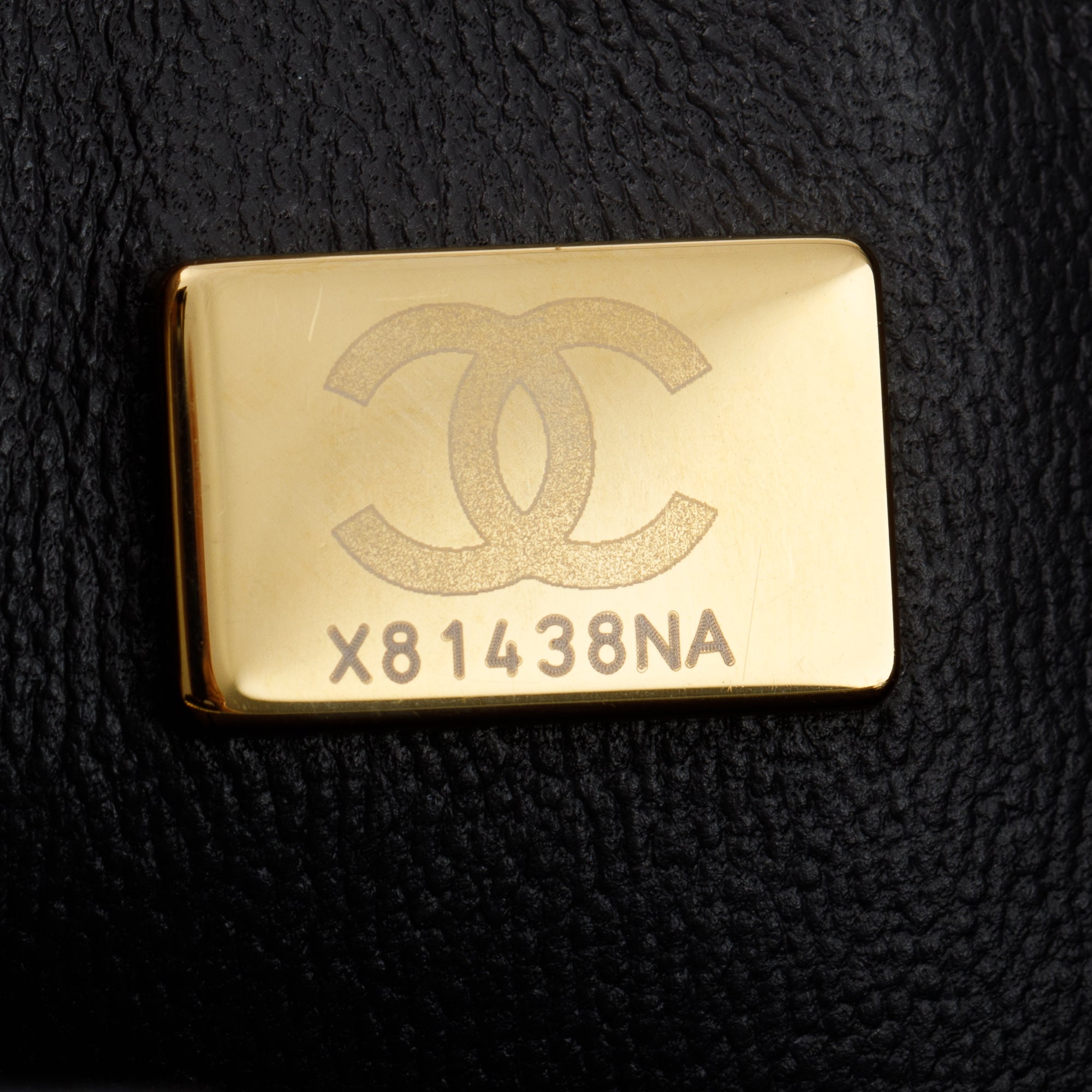 Chanel 2023 Grey Caviar Small Classic Double Flap Bag w/ Box