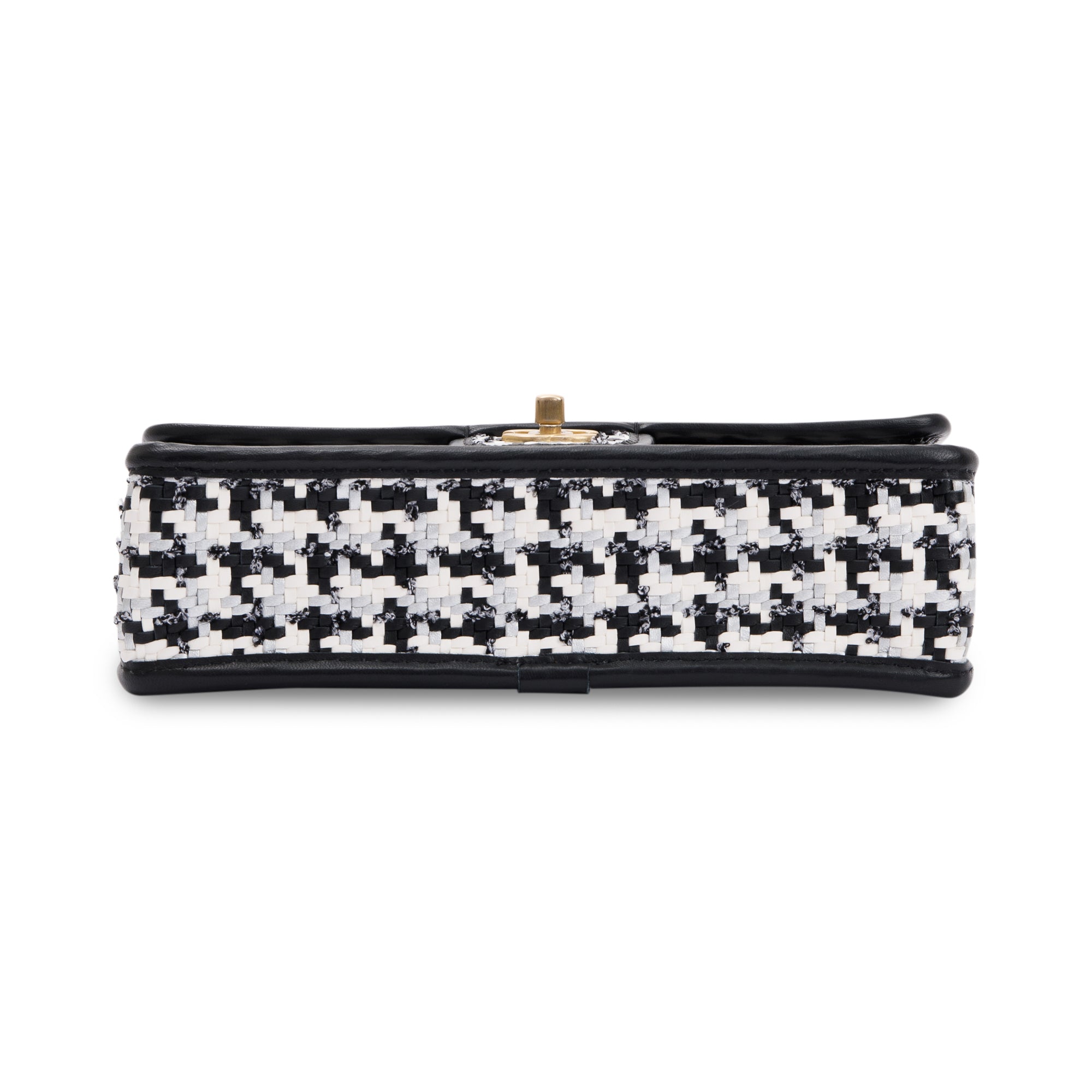 Chanel 2023 Viscose Woven Medium Flap Bag w/ Box