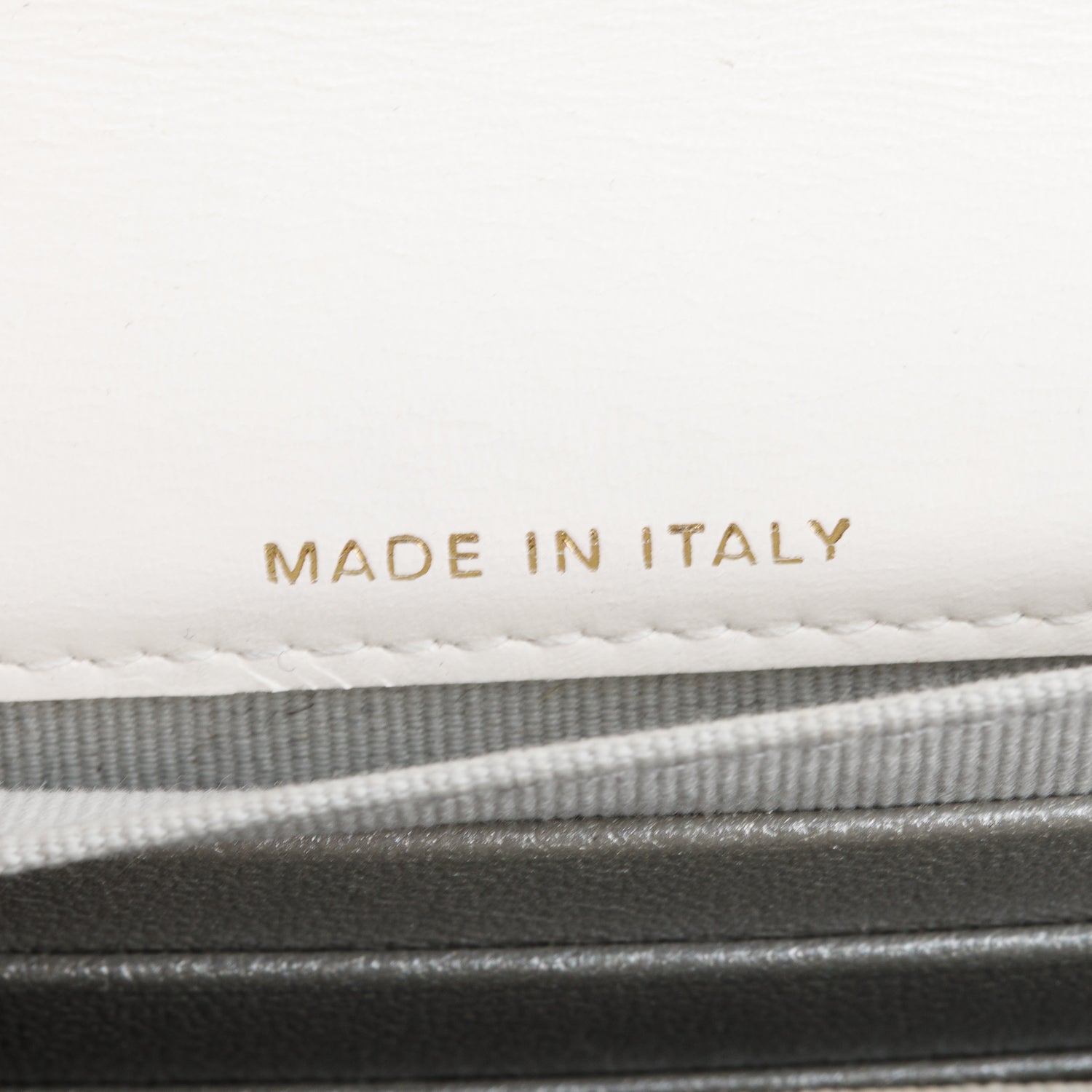 Chanel 2023 White Quilted Glazed Calfskin Rainbow Chain Top Handle Mini Flap Bag