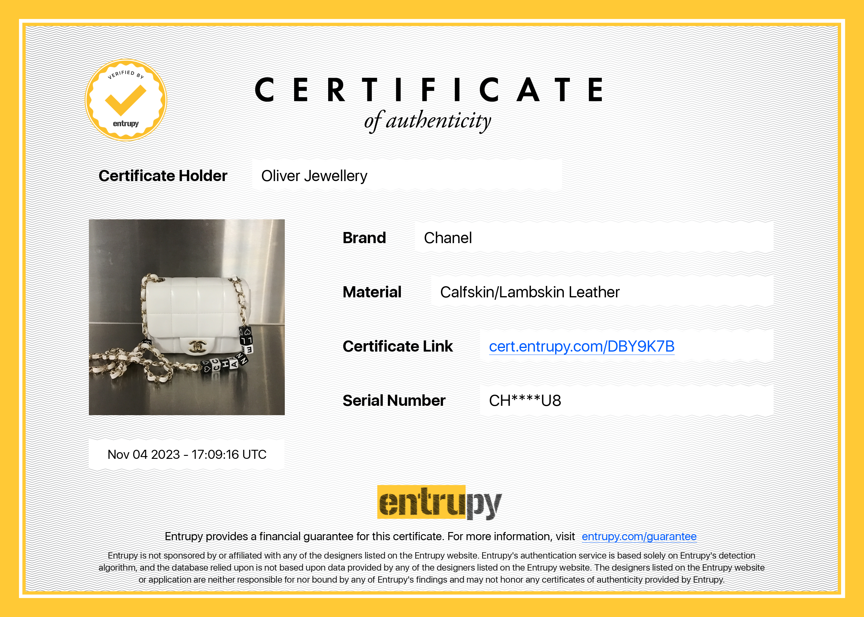 Chanel 2023 White Square Quilted Lambskin Resin Crystal Monacoco Mini Square Flap Bag