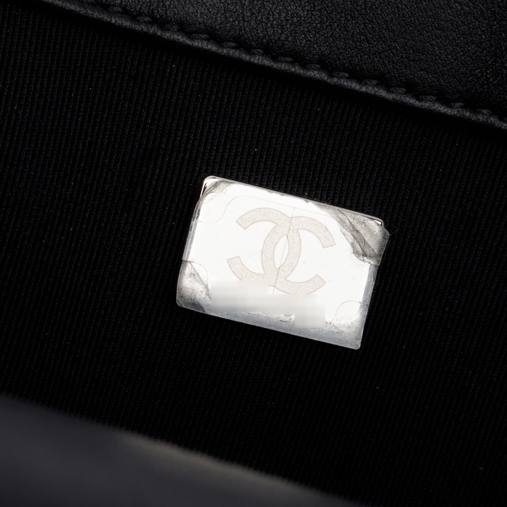 Chanel 2024 Black Lambskin Medium Boy Bag w/ Box
