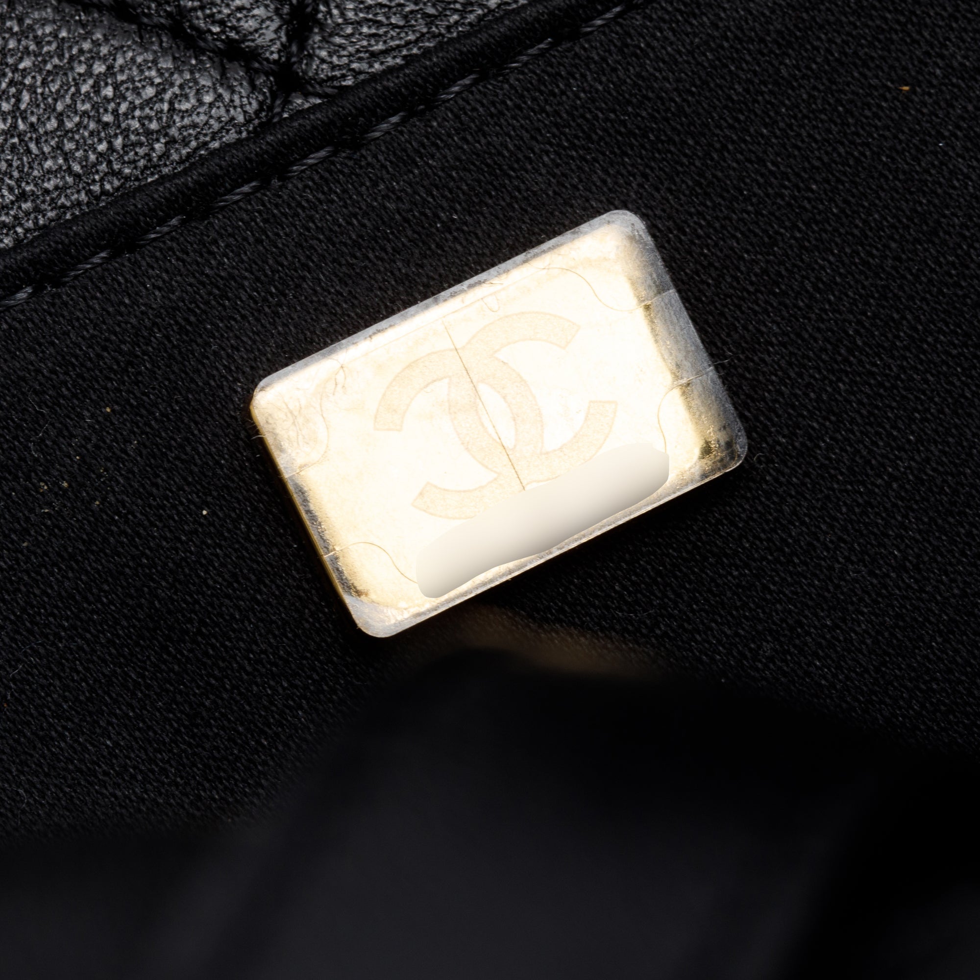 Chanel 2024 Black Quilted Calfskin Leather Shopping Bag Tote w/ Receipt