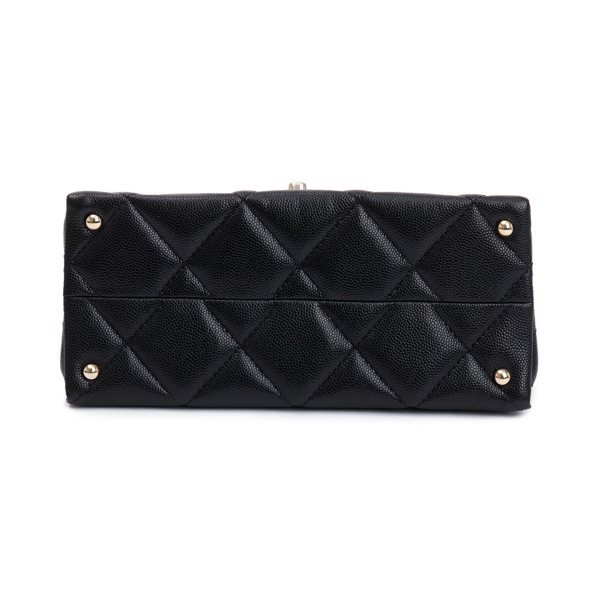 Chanel 2024 Black Quilted Caviar Leather My Retrofit Top Handle Flap Bag w/ Box & Receipt