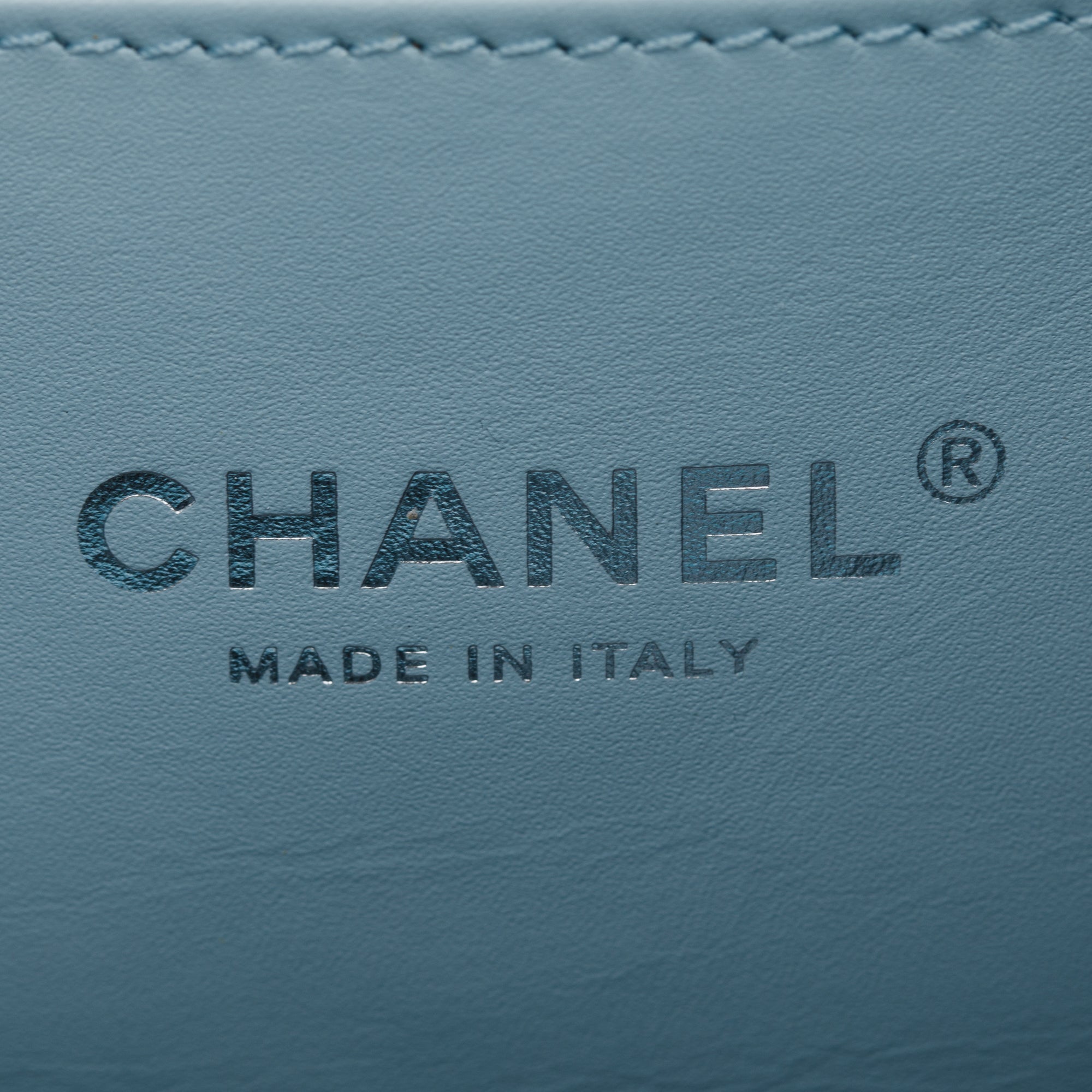 Chanel 2024 Blue Quilted Caviar Leather Mini Backpack w/ Box