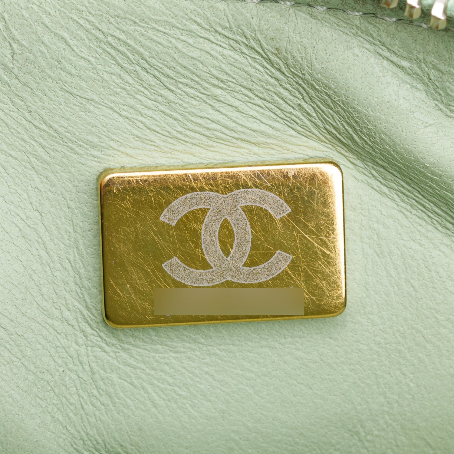 Chanel 2024 Iridescent Rainbow Metallic Quilted Calfskin Leather Belt Bag w/ Box