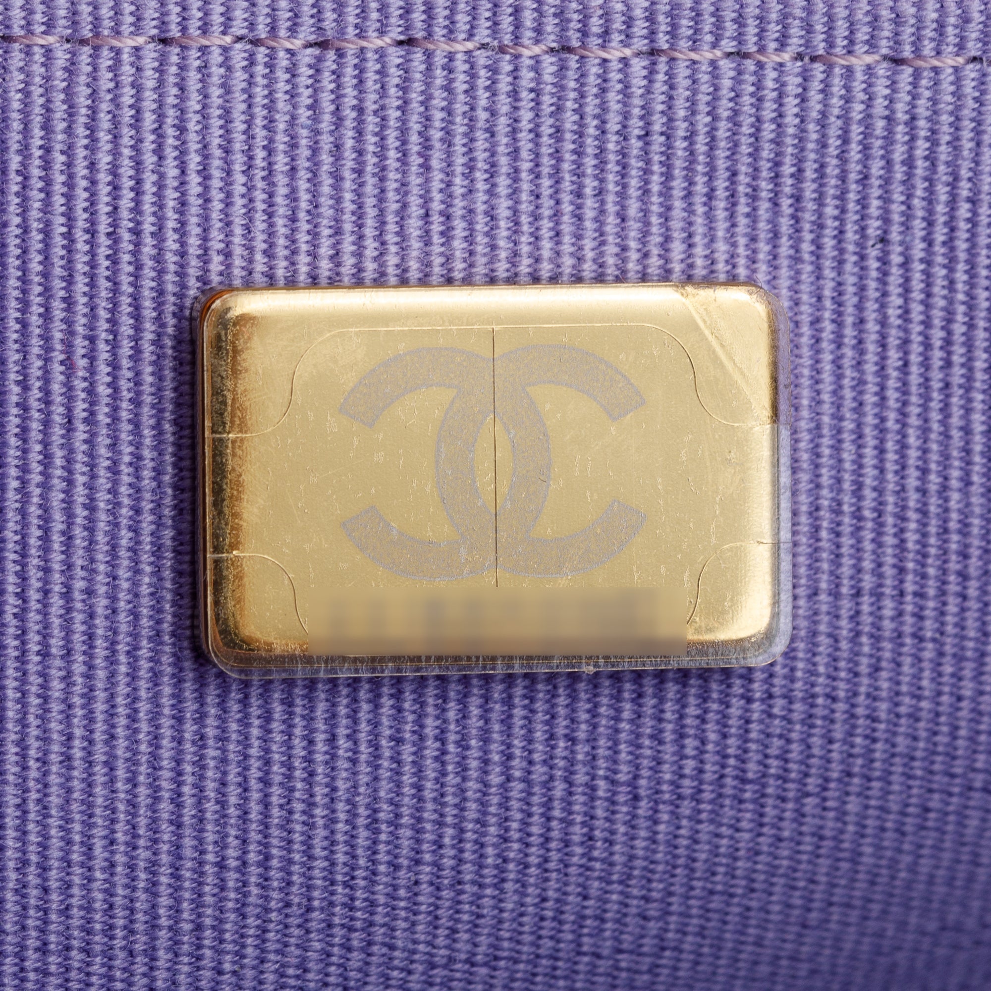 Chanel 2024 Metallic Multicolor Rainbow Lambskin Leather Strass Wallet on Chain w/ Box