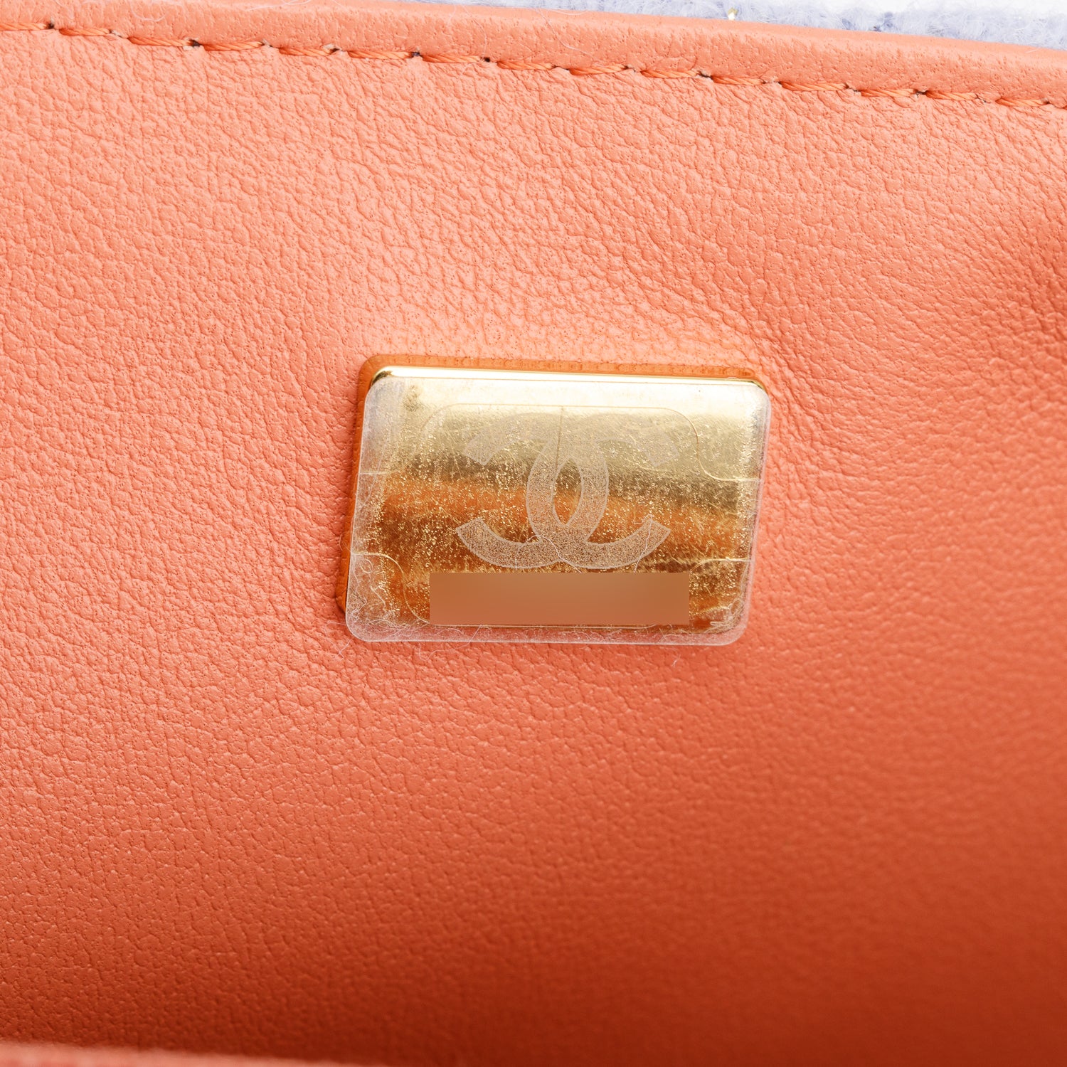 Chanel 2024 Purple Tweed Classic Mini Rectangular Flap Bag w/ Box & Receipt