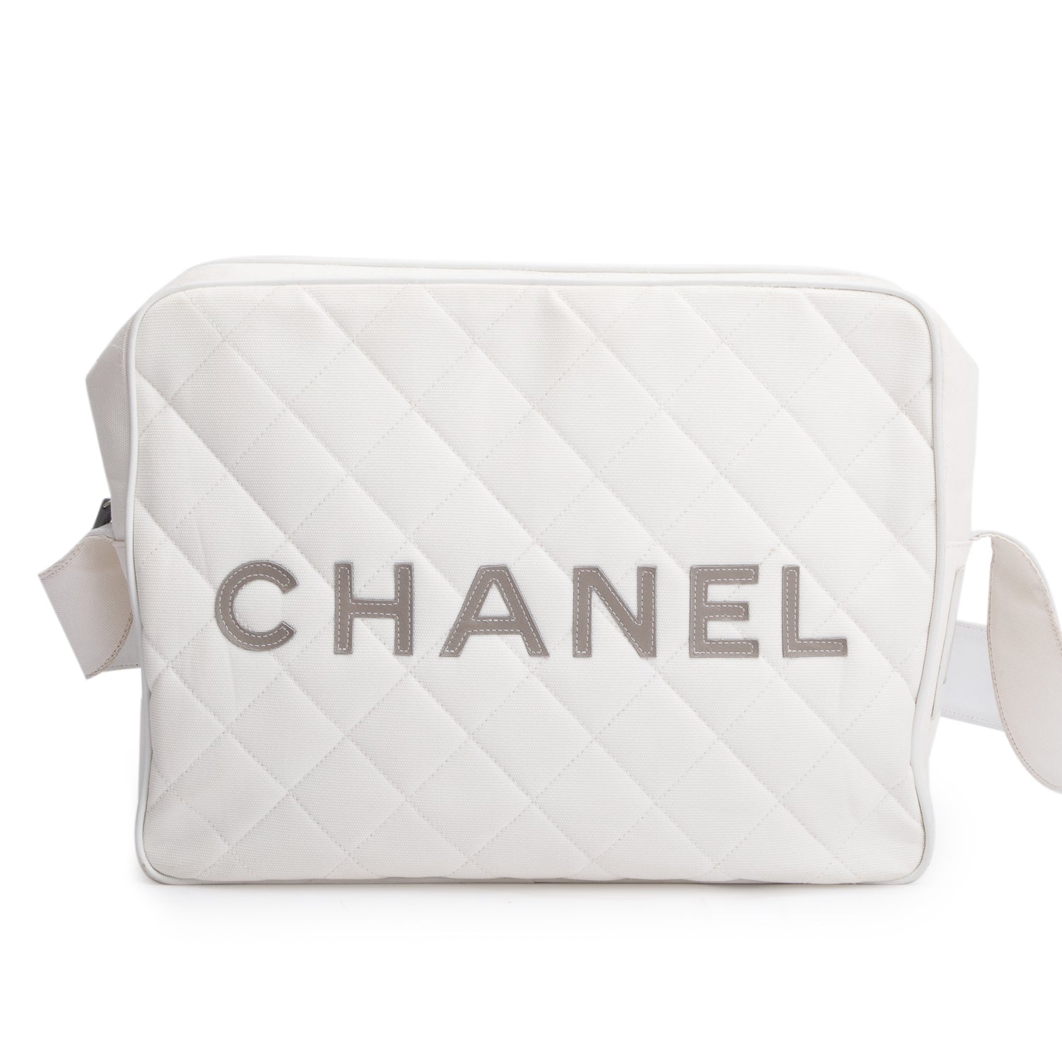 Chanel Vintage Canvas Sport Messenger Bag
