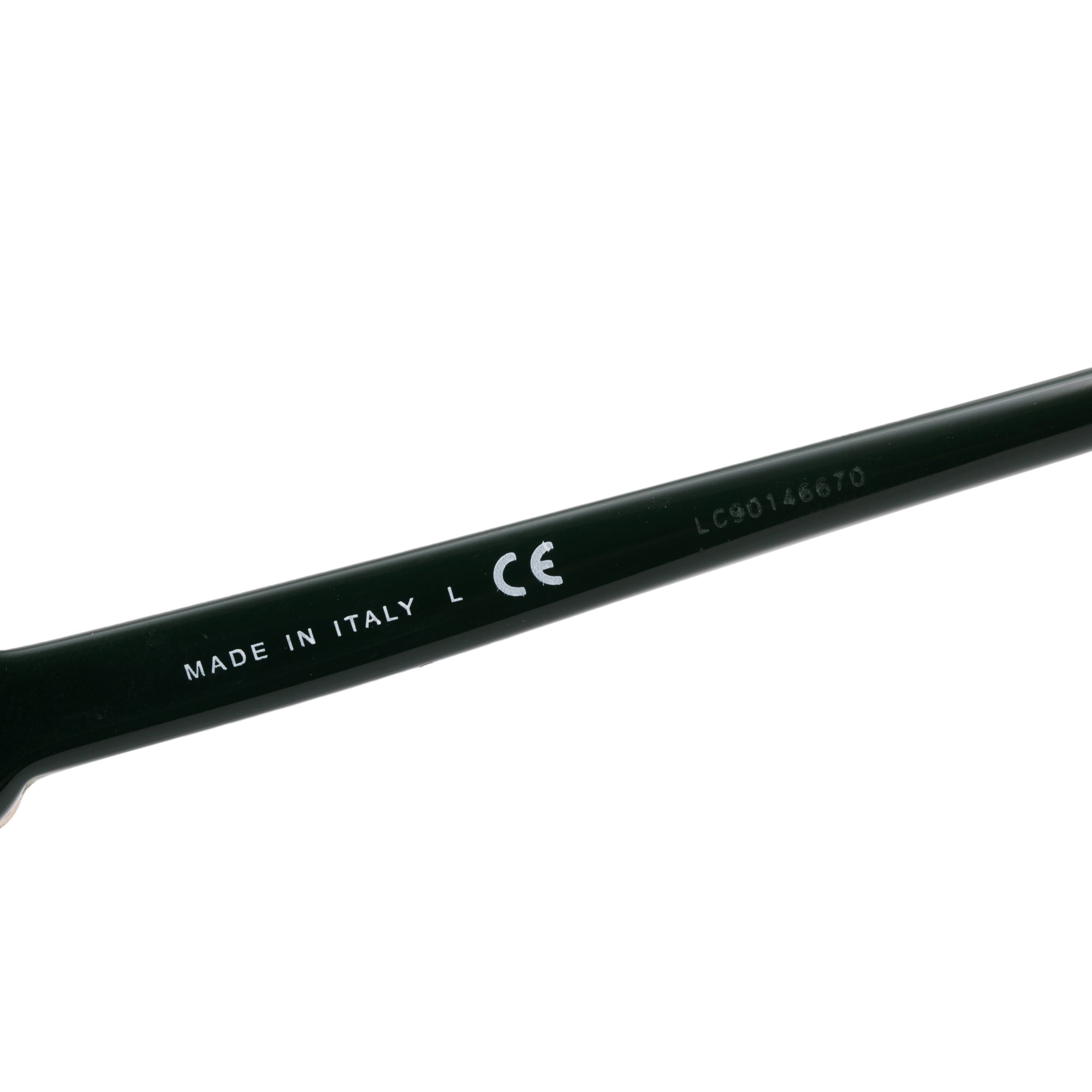 Chanel 3418-Q-B Green Acetate CC Strass Butterfly Sunglasses w/ Case