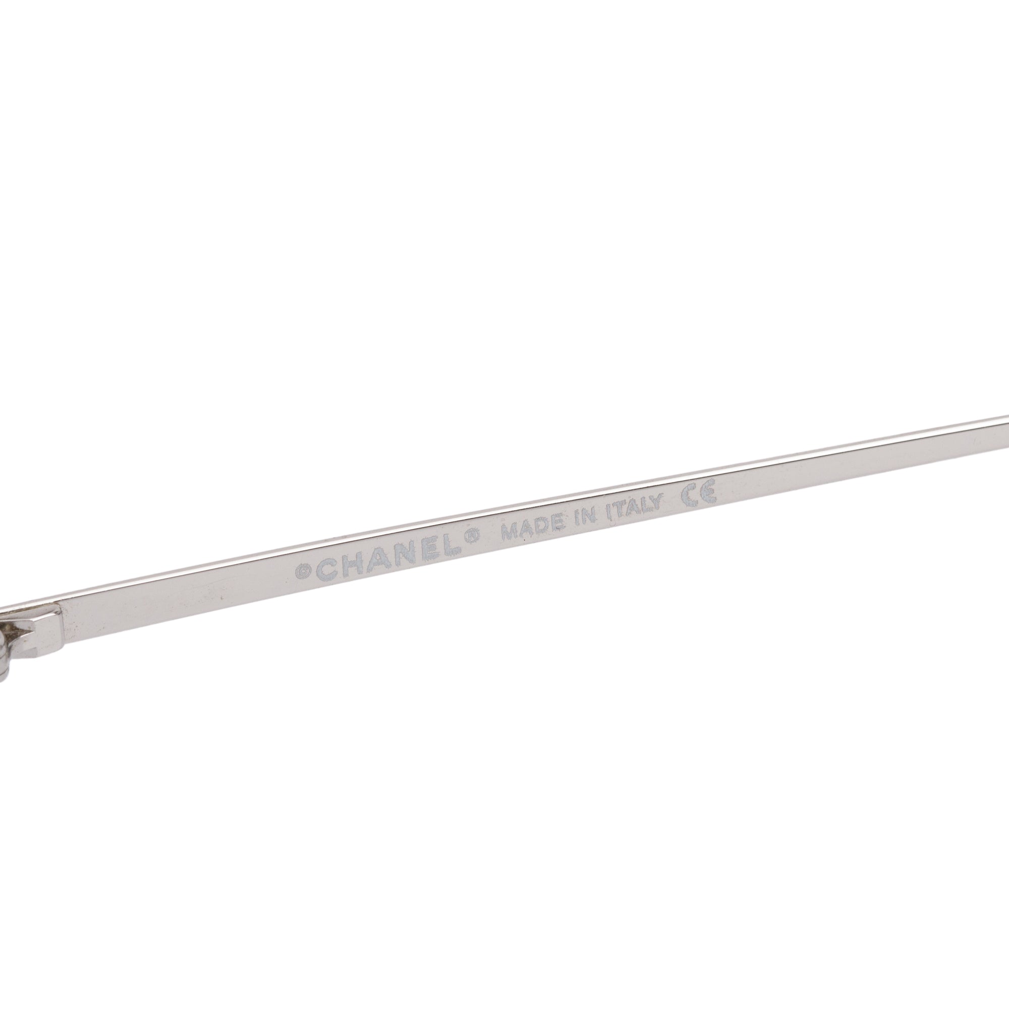 Chanel 4002 CC Logo Rimless Oval Sunglasses w/ Case