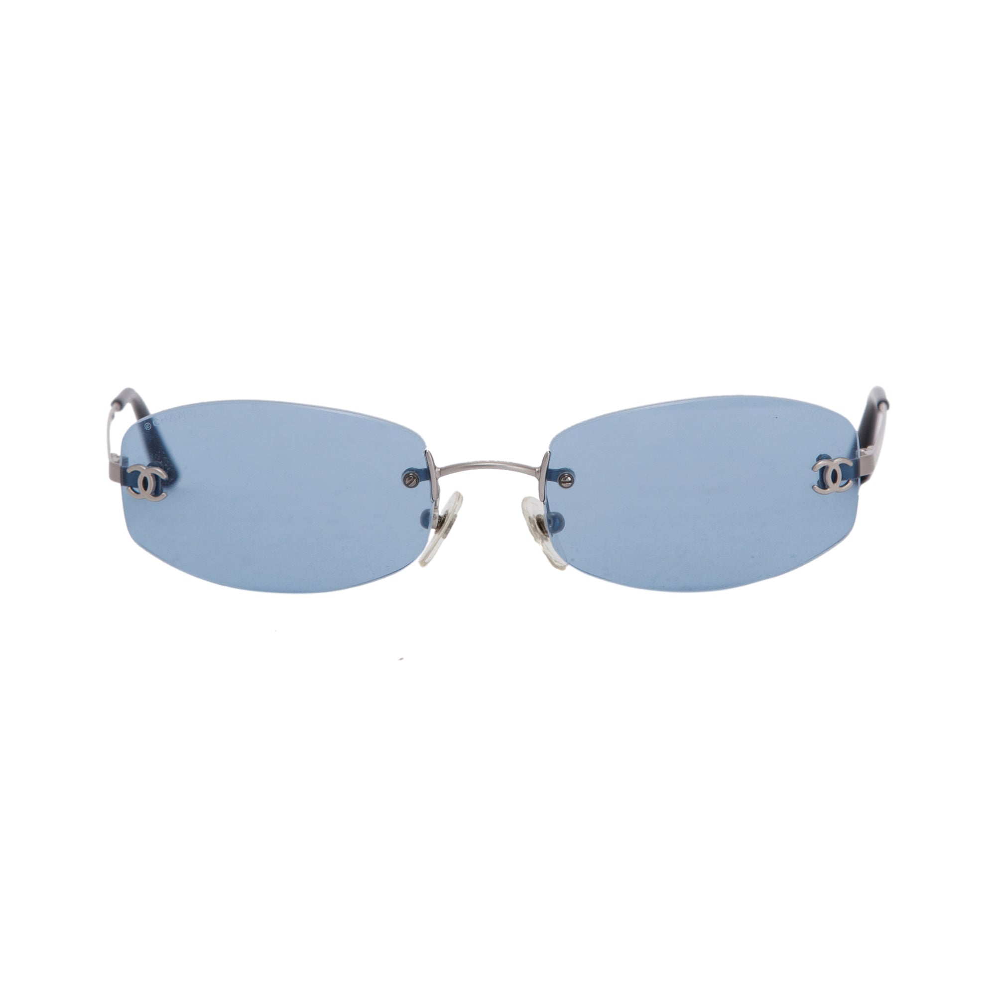 Chanel 4002 Rimless CC Sunglasses w/ Case