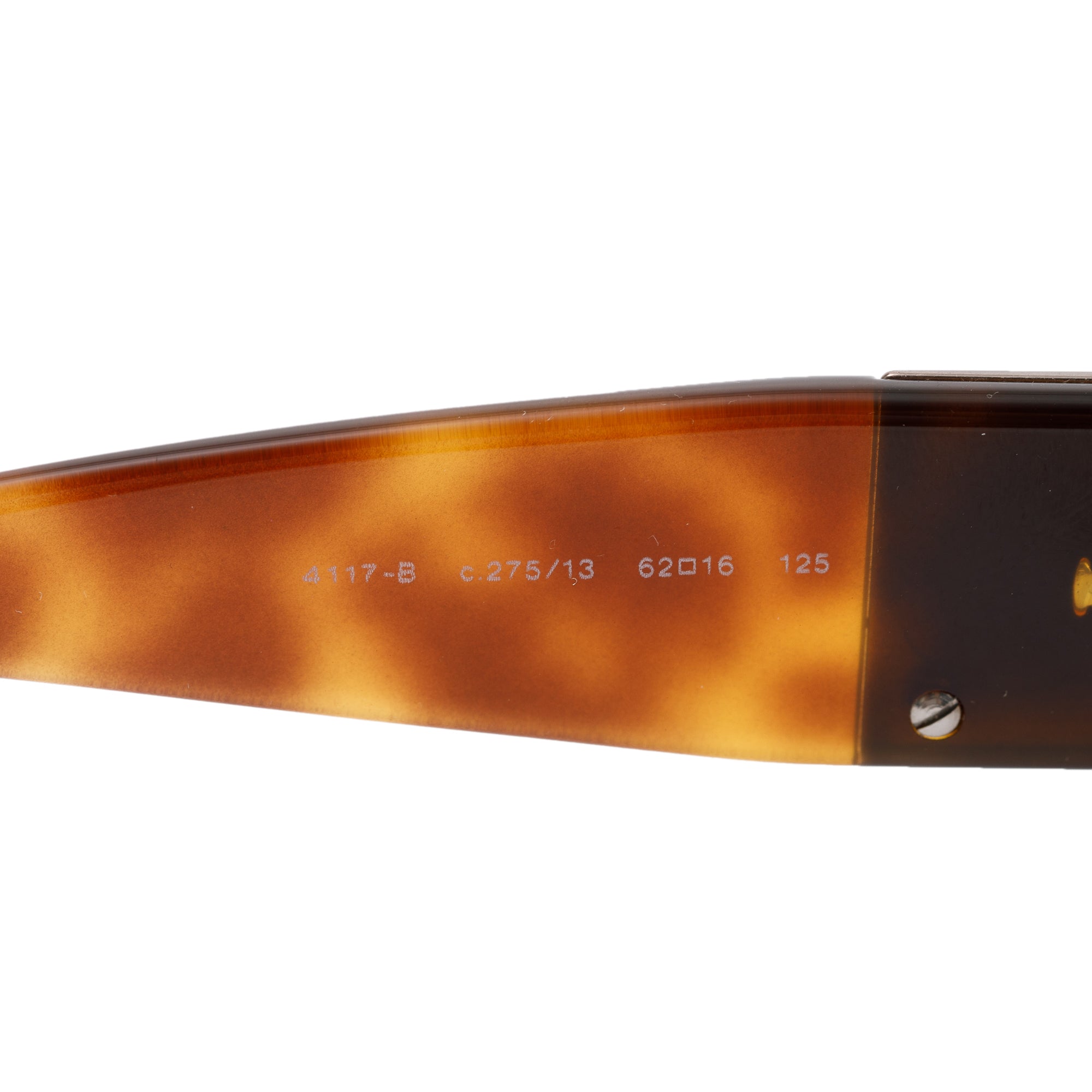 Chanel 4117-B Tortoise Acetate Crystal CC Sunglasses w/ Box & Case