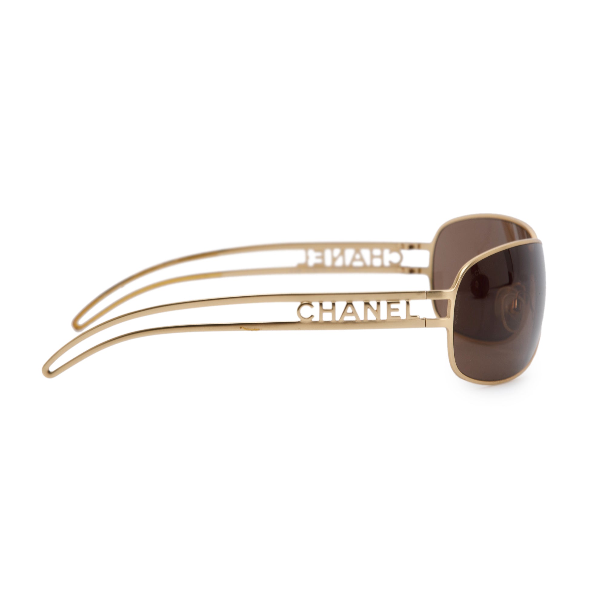 Chanel 4149 Metallic Gold Sunglasses w/ Case