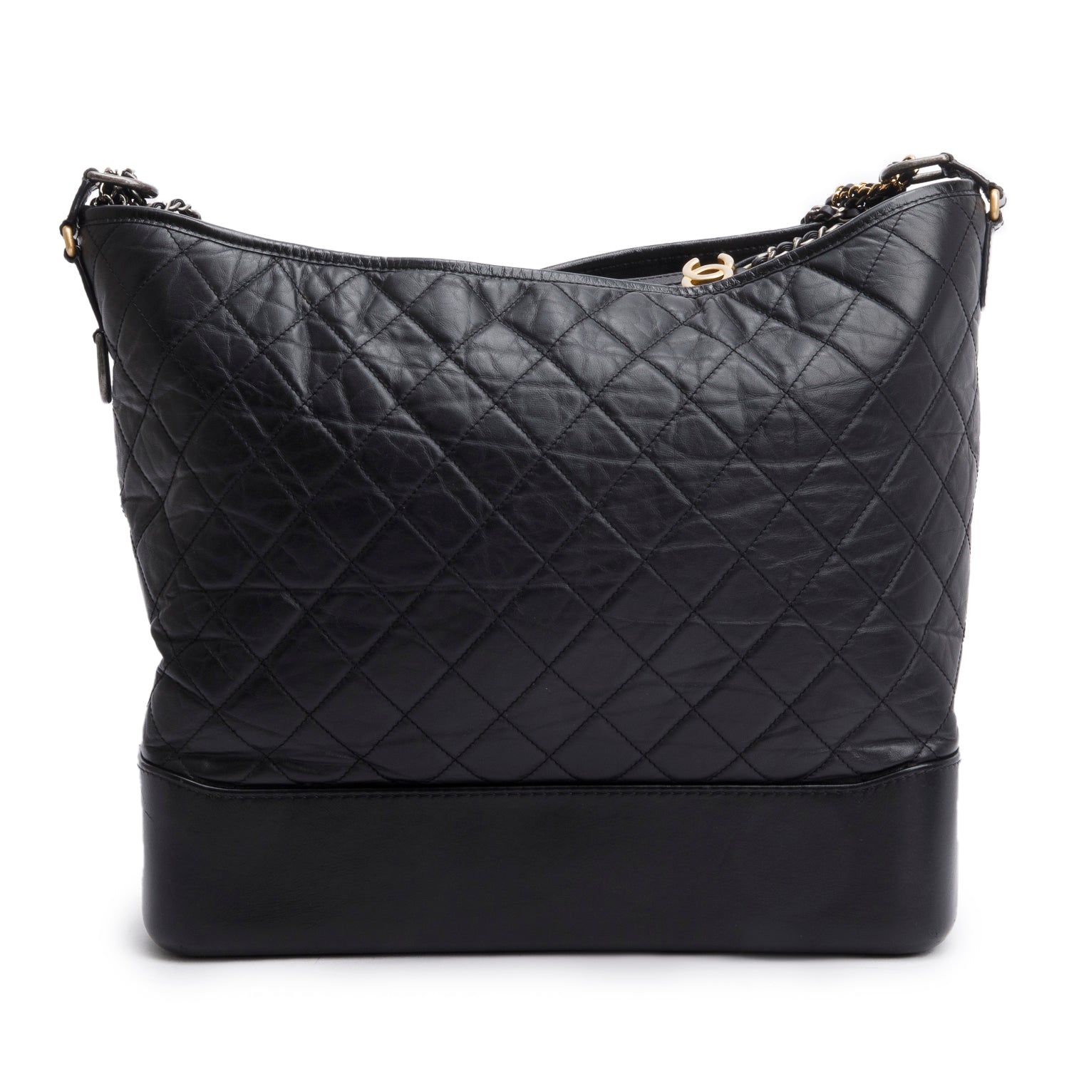 Chanel Aged Calfskin Quilted Large Gabrielle Hobo Bag