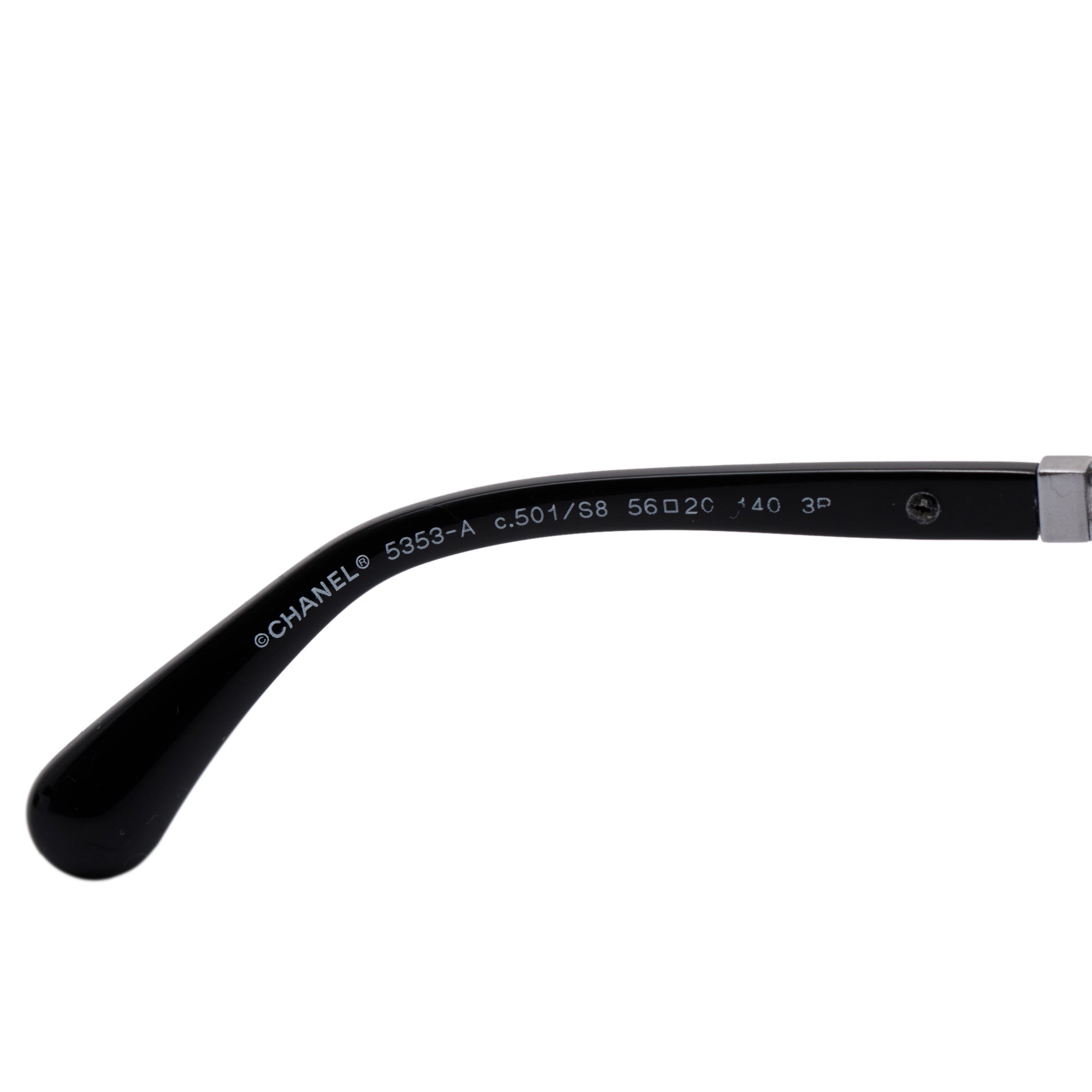 Chanel 5353-A Chain Sunglasses w/ Box & Case