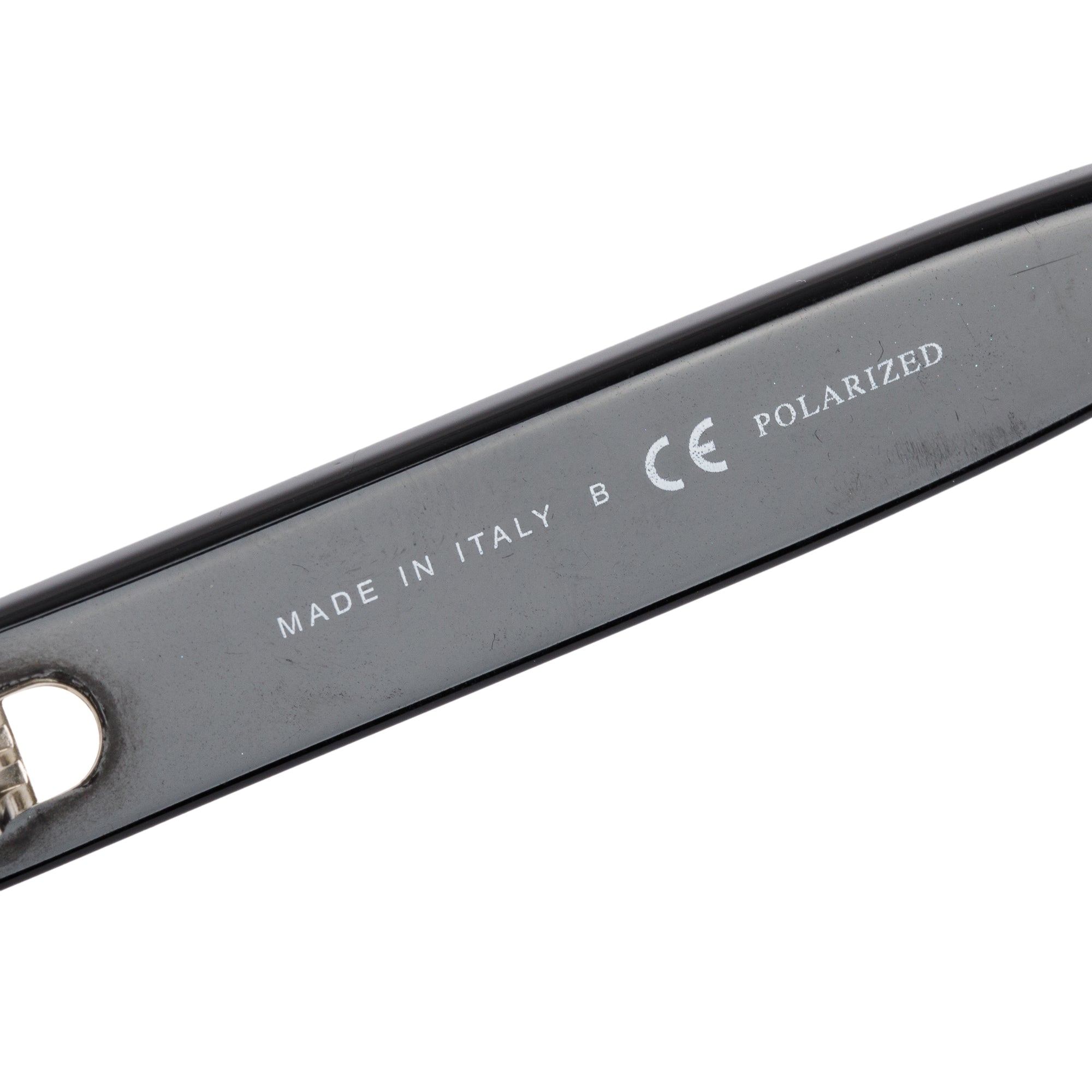 Chanel 5408 Black Acetate Logo Polarized Square Sunglasses w/ Case