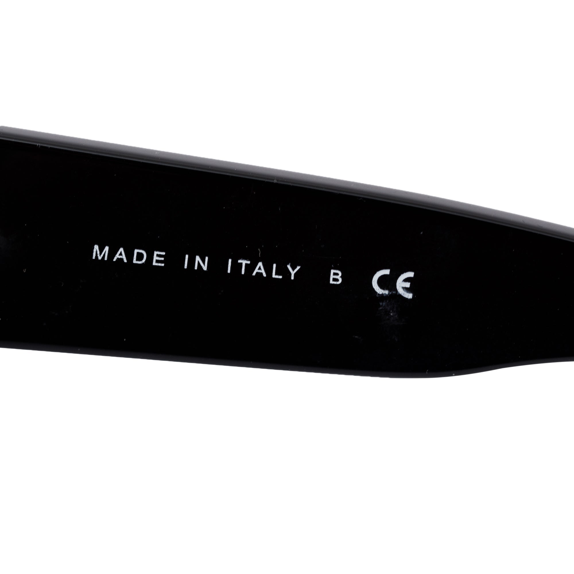 Chanel 5410-A Black Acetate Logo Round Sunglasses w/ Box & Case