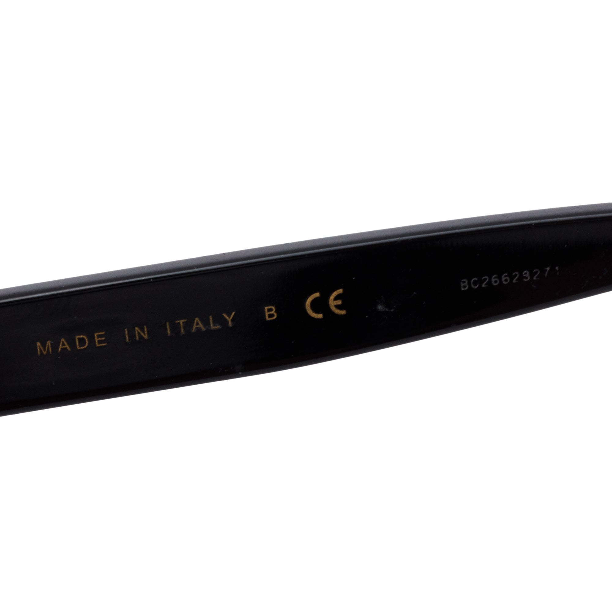 Chanel 5414 Black Acetate CC Logo Butterfly Mirrored Sunglasses w/ Case