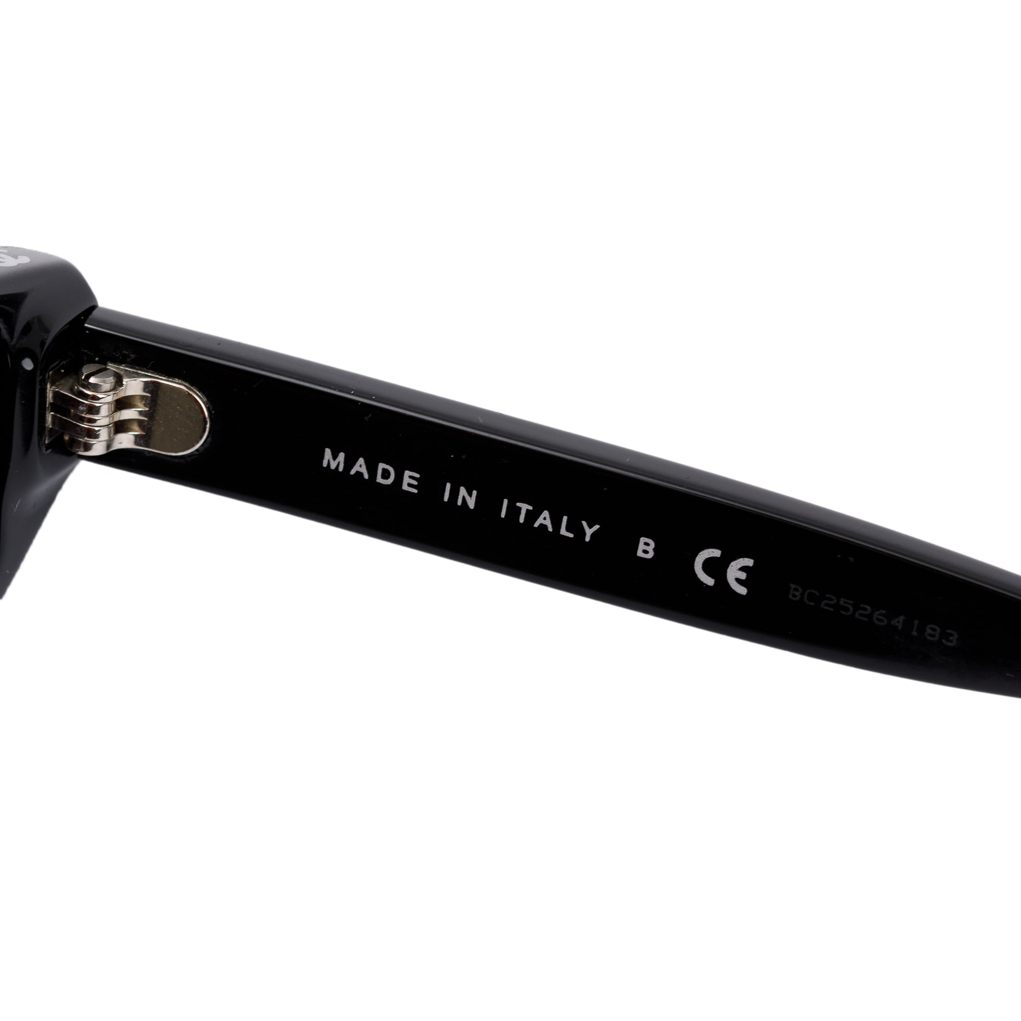 Chanel 5415-A Black Acetate CC Logo Oval Sunglasses w/ Box & Case